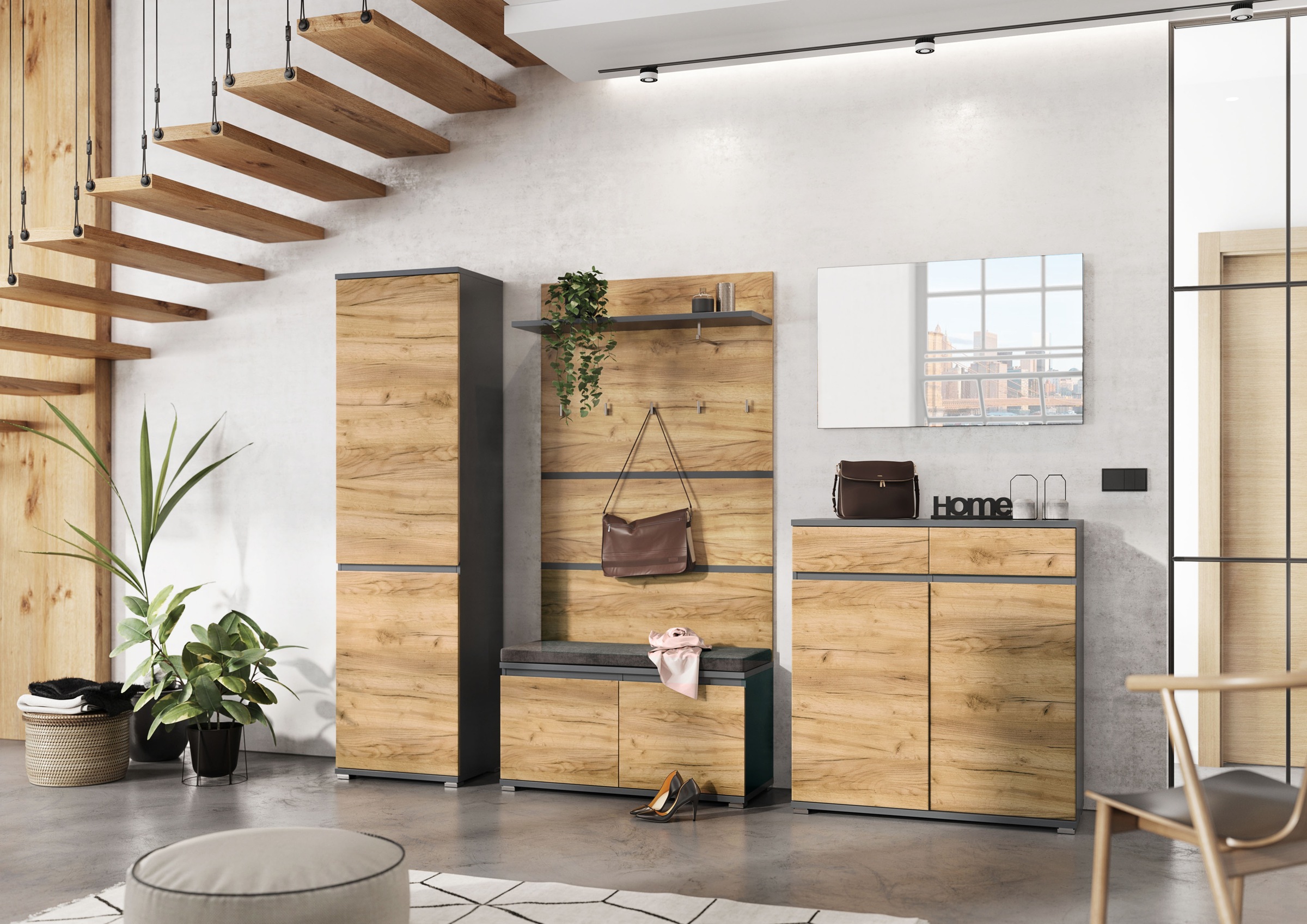 GERMANIA Garderoben-Set "Lissabon" Set, 6 Stk. tlg. günstig online kaufen