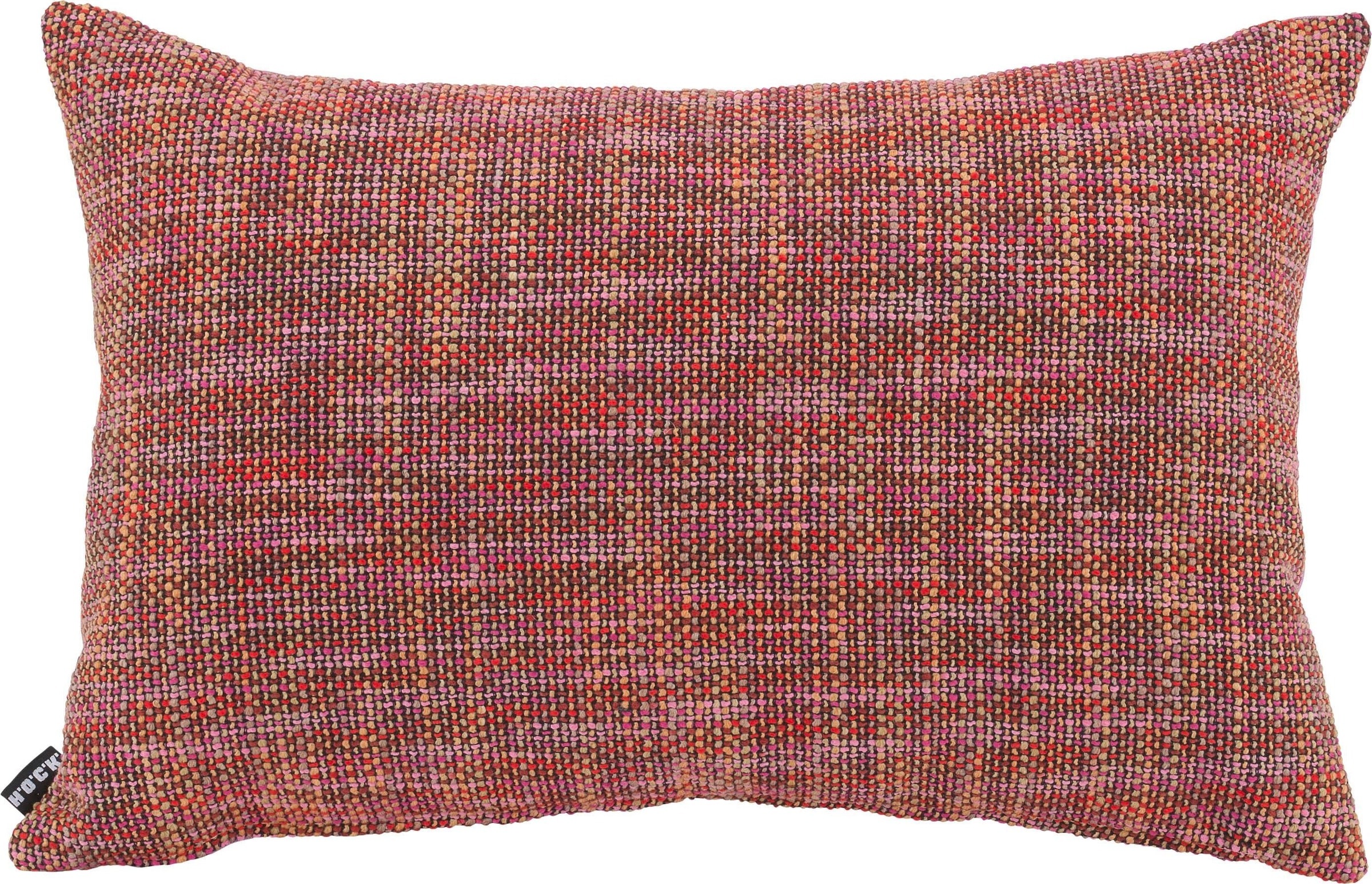 H.O.C.K. Dekokissen "Refosco" mit feinem Karomuster, Kissenhülle mit Füllung, 1 Stück