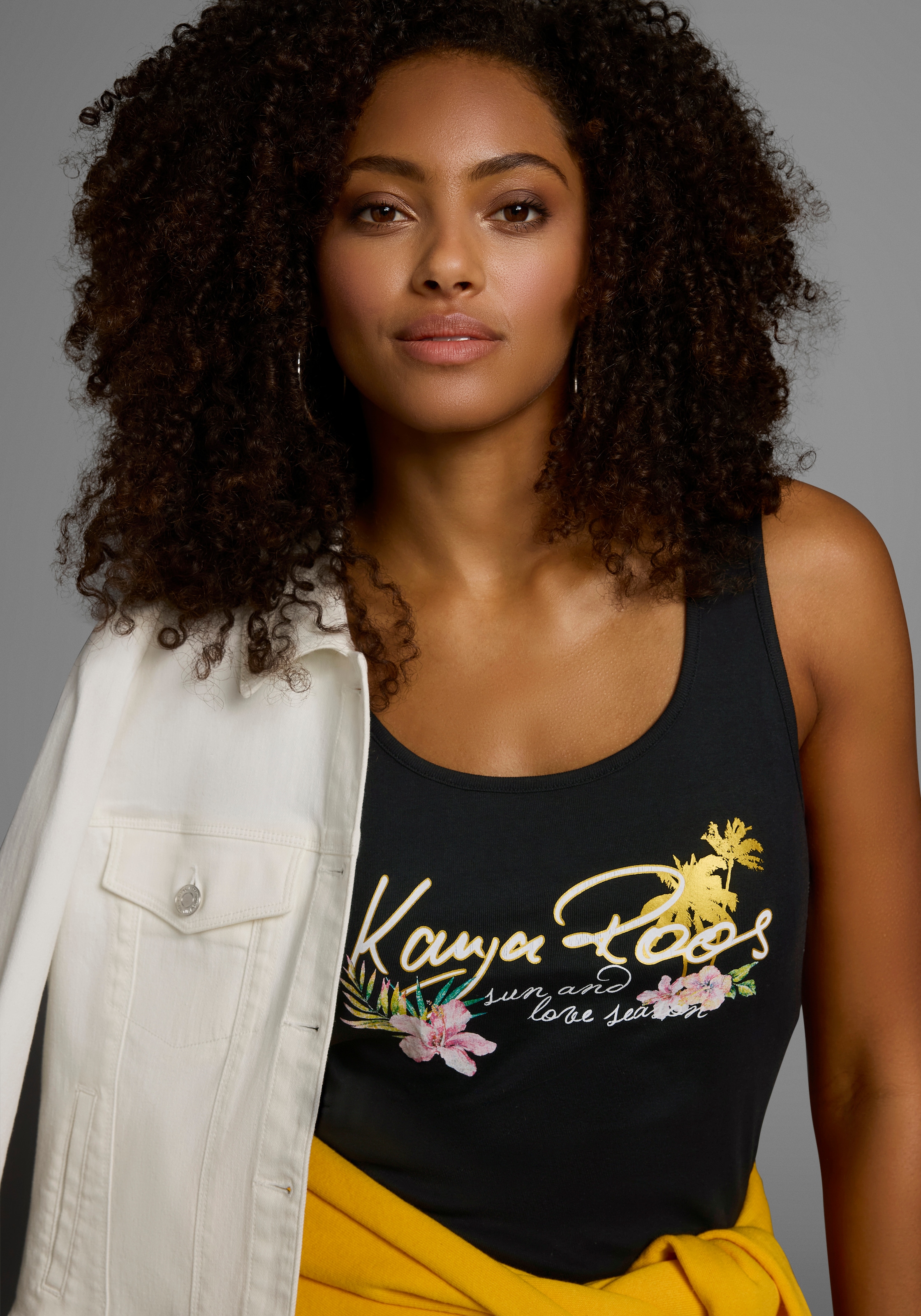 KangaROOS Tanktop, mit femininem Frontdruck