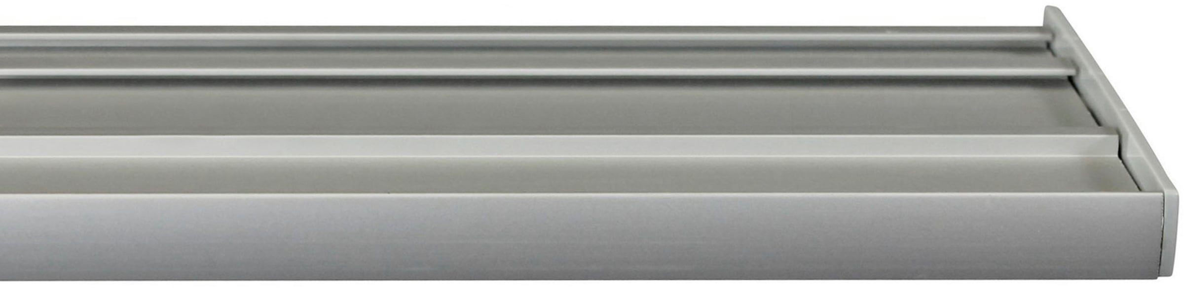 GARESA Gardinenschiene »Flächenvorhangschiene SMART«, 5 läufig-läufig, Wunschmaßlänge, Aluminiumschiene für Vorhänge mit Gleiter, verlängerbar, Decke