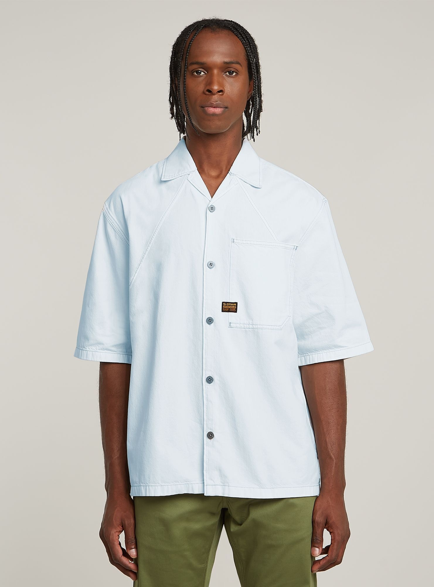 G-STAR Langarmshirt "Track Relaxed Hemd" günstig online kaufen