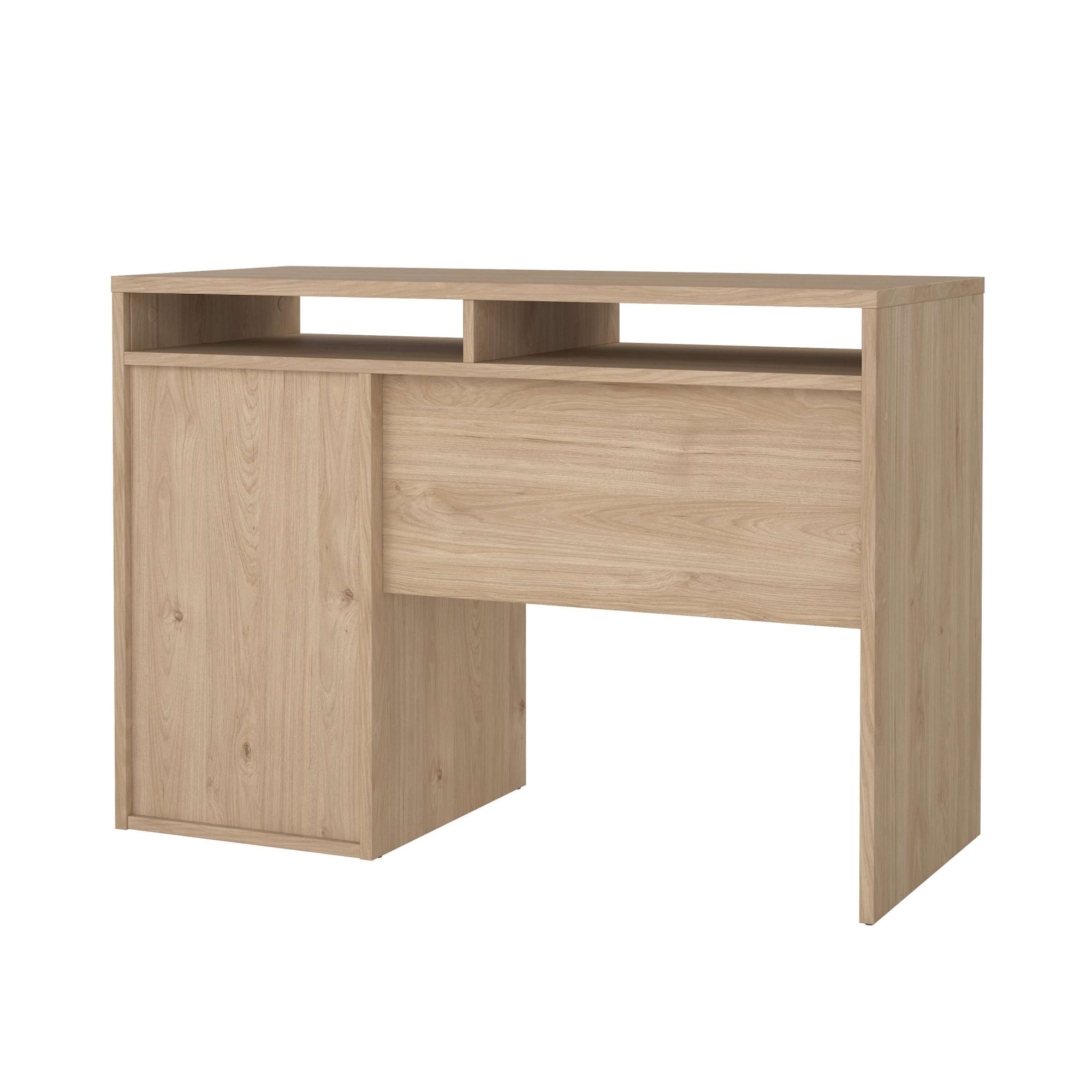 INOSIGN Schreibtisch »Funktion Plus, Arbeitstisch, Bürotisch«, Computertisch mit 1 Tür und 1 Schublade, 2 offene Fächer Breite 110 cm