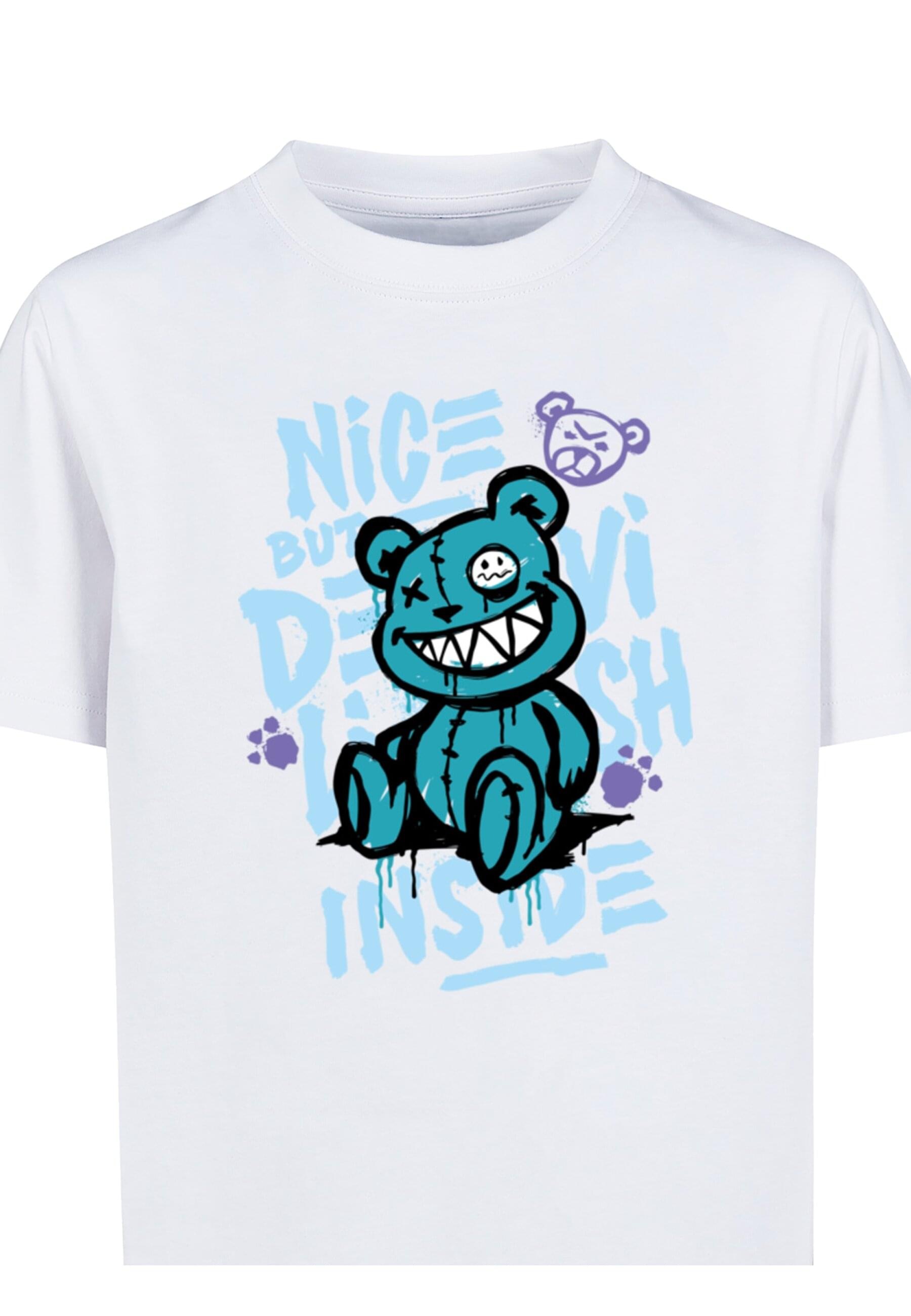 MisterTee T-Shirt »MisterTee Herren Kids Nice But Devilish Tee«, (1 tlg.)