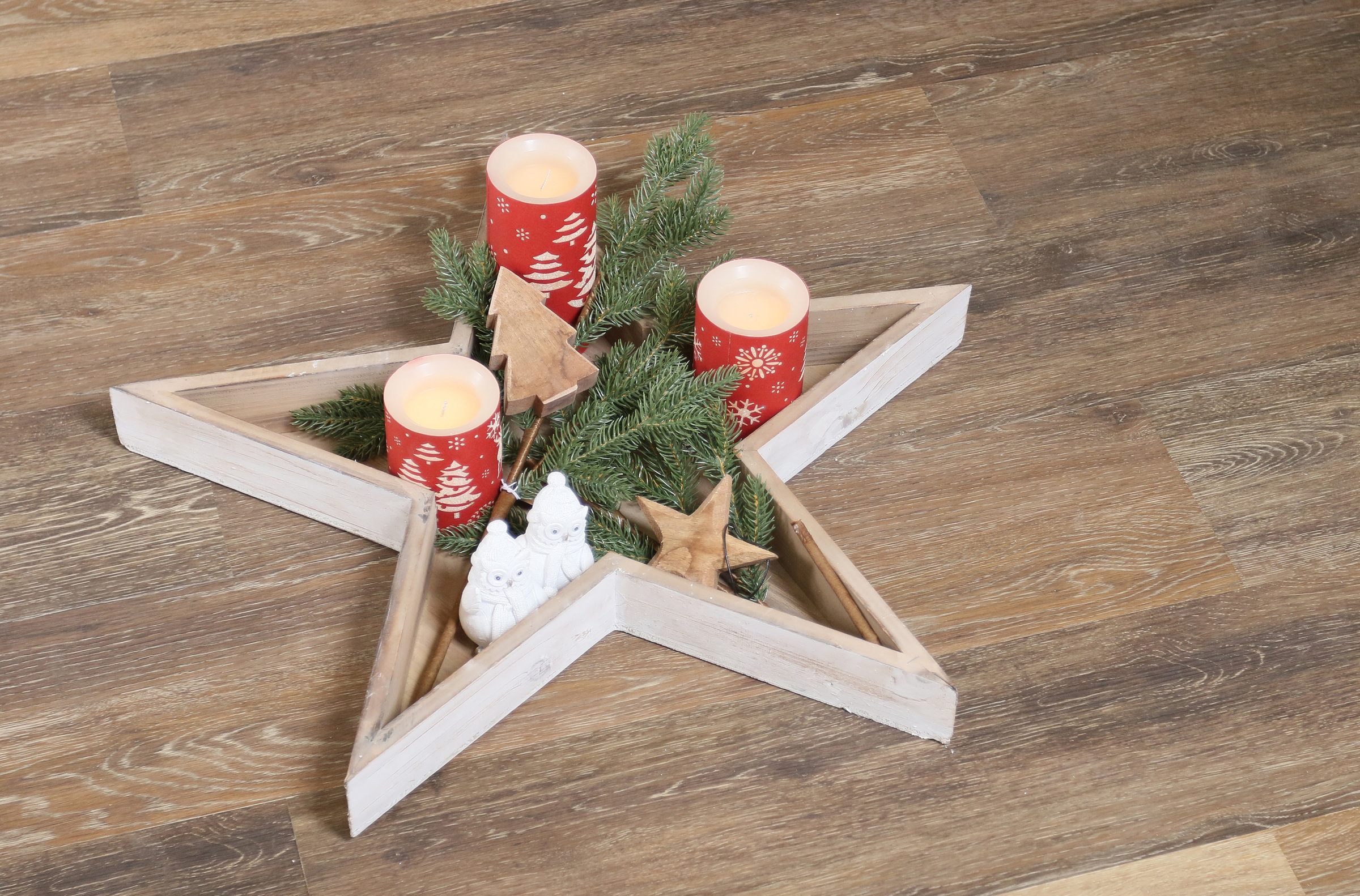 Myflair Möbel & Accessoires Dekostern "Weihnachtsstern, Quania, Weihnachtsd günstig online kaufen