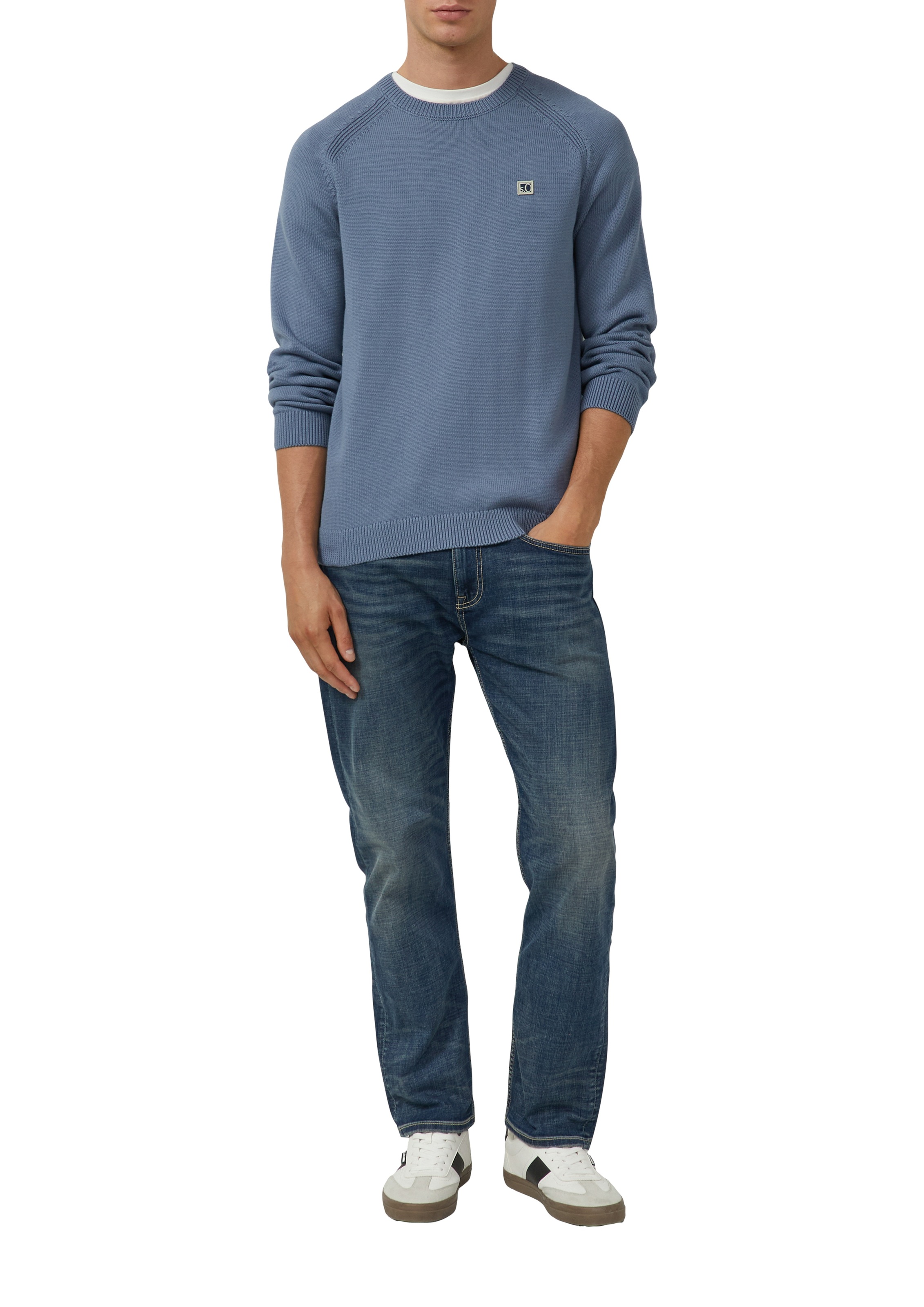 s.Oliver Rundhalspullover mit Logo Stickerei günstig online kaufen