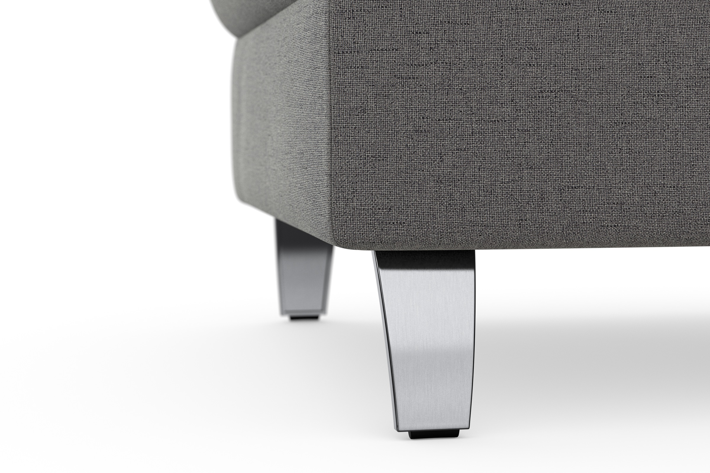 sit&more Stauraumhocker »Grenoble«, mit Stauraum und satinierten Füßen