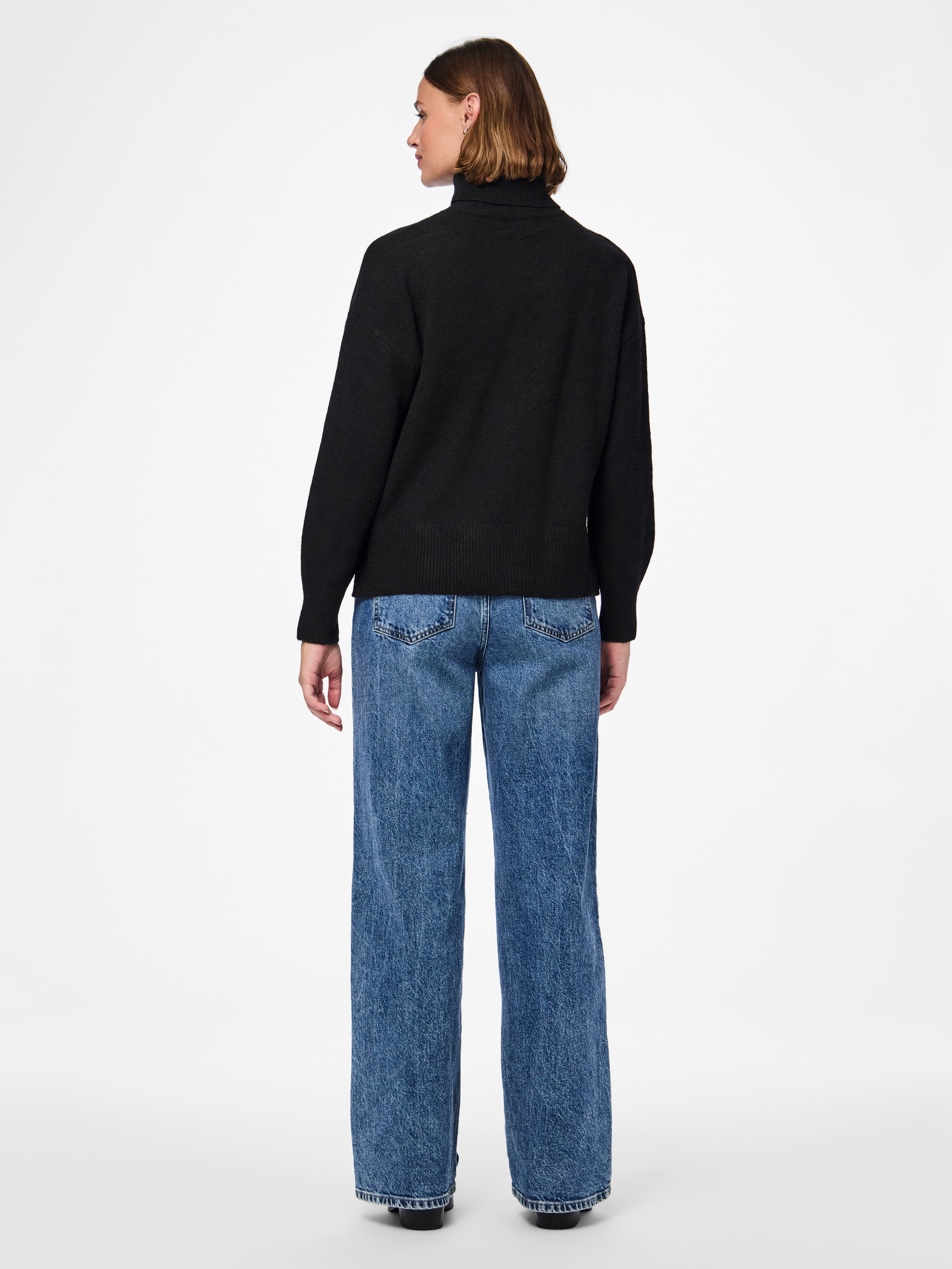 pieces Rollkragenpullover »PCMALOU LS ROLLNECK KNIT NOOS BC«