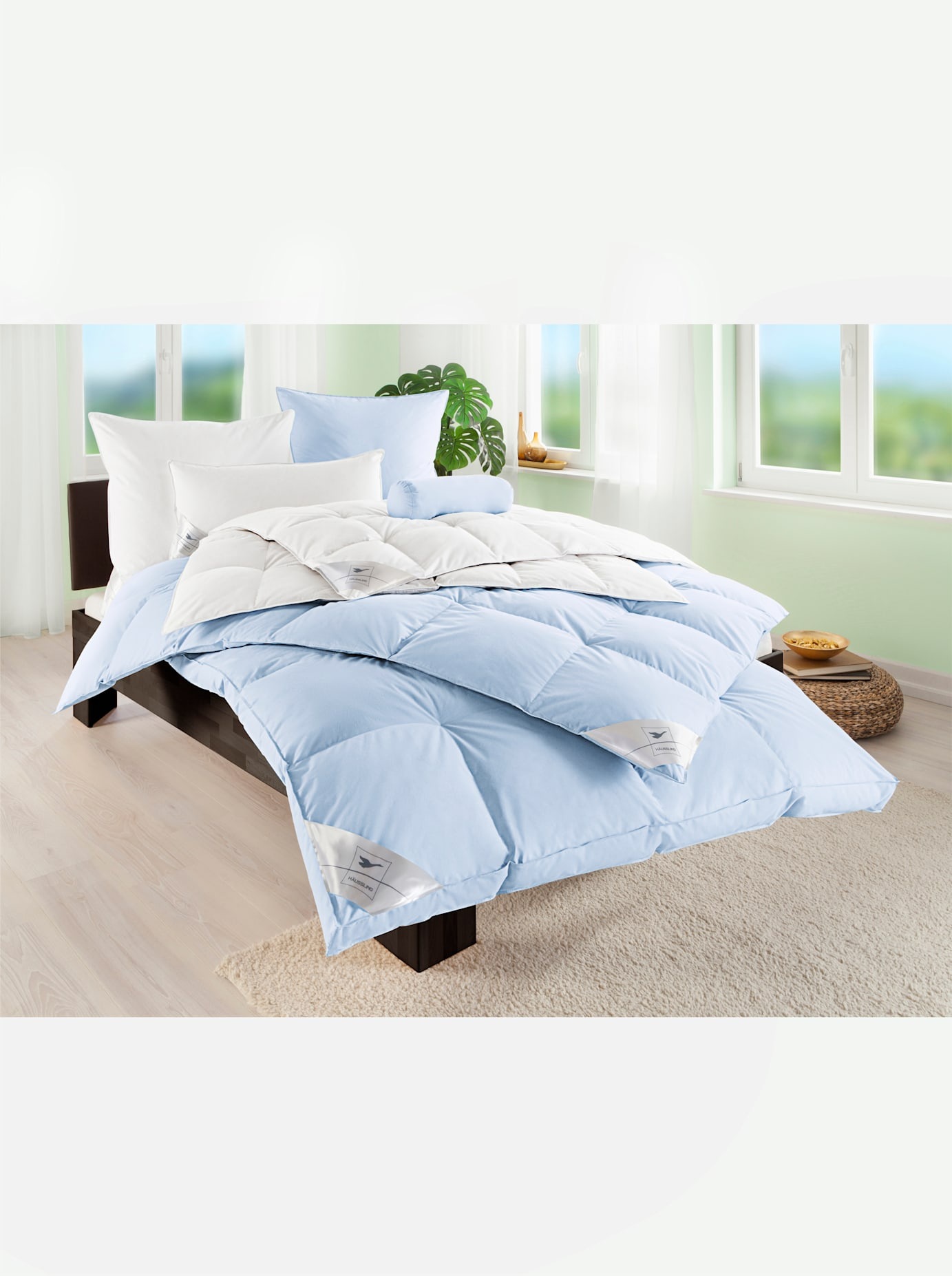 Thumbnail - Haeussling Gänsedaunenkopfkissen 1 Stk. tlg.