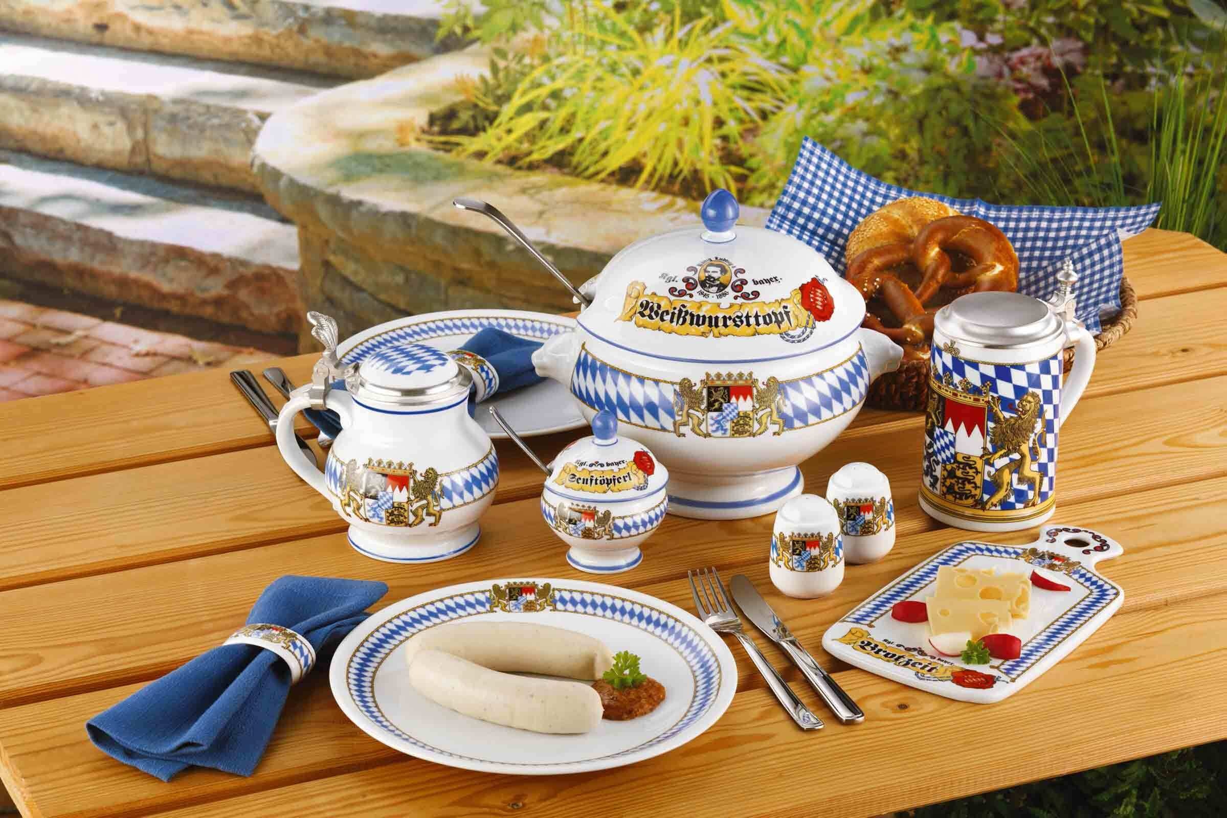 Seltmann Weiden Tasse "Kaffeetassen Compact Bayern 210 ml 6er Set bunt" günstig online kaufen