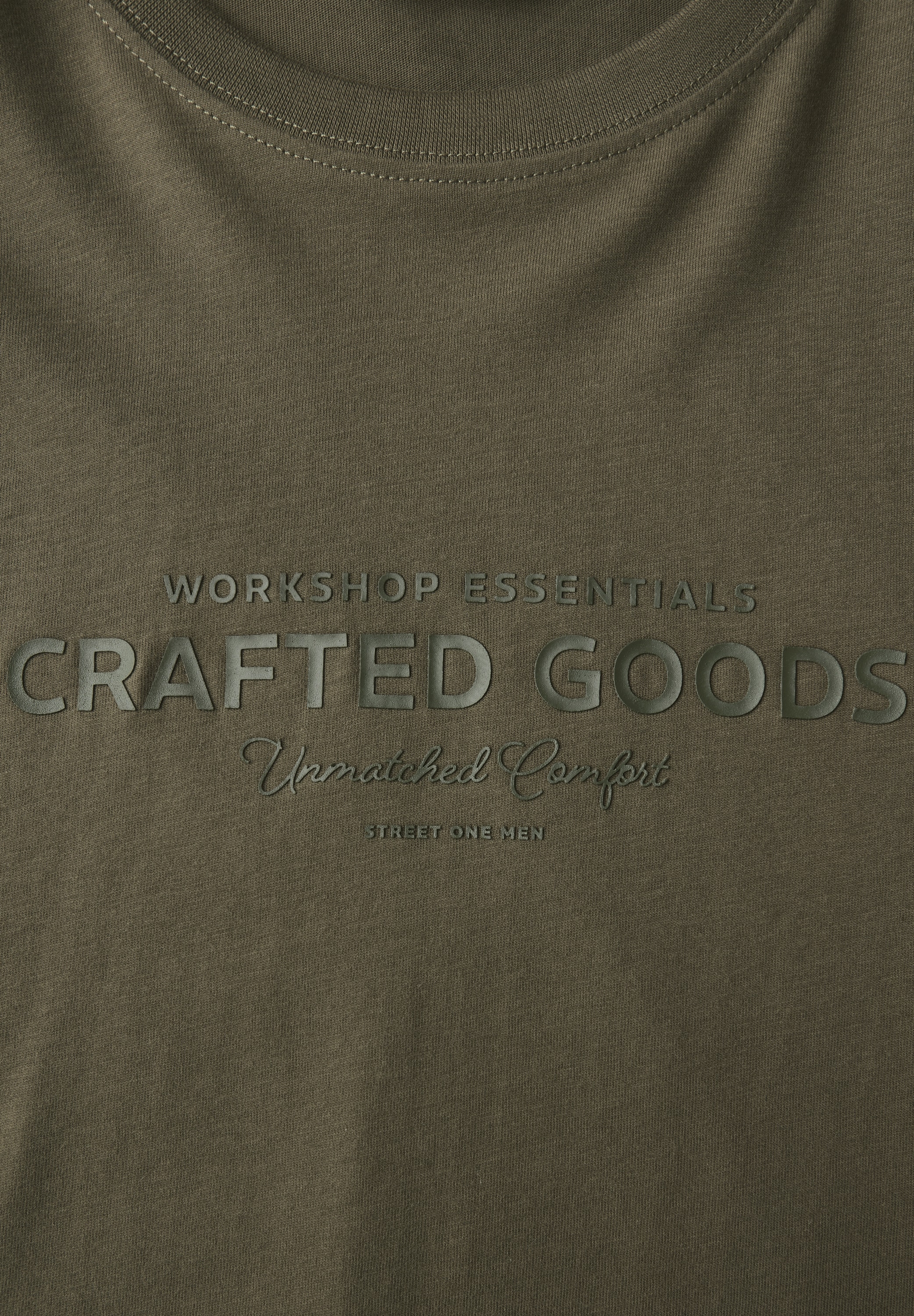 STREET ONE MEN T-Shirt aus reiner Baumwolle