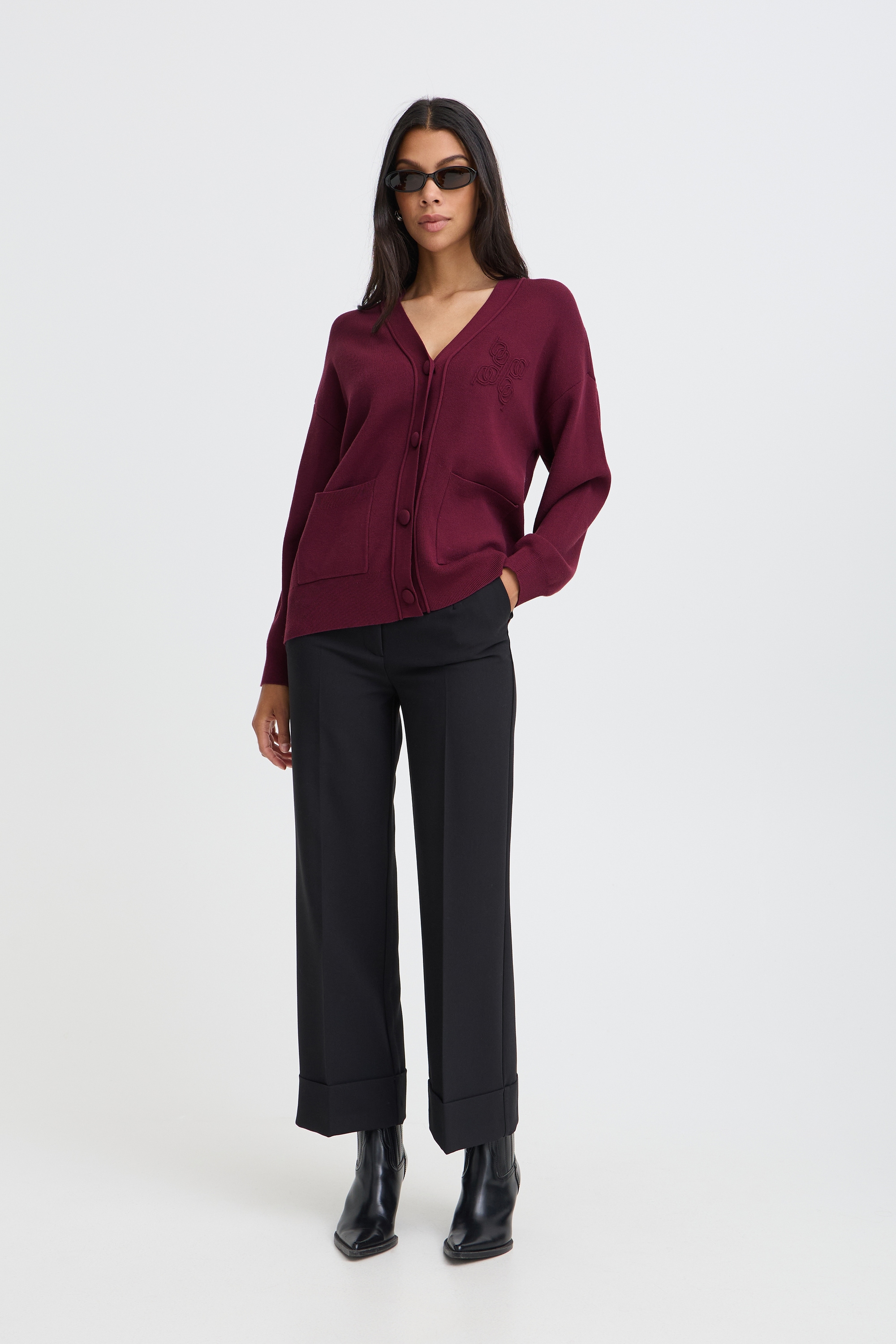 b.young Strickjacke »Damen Langarm BYOTARI«