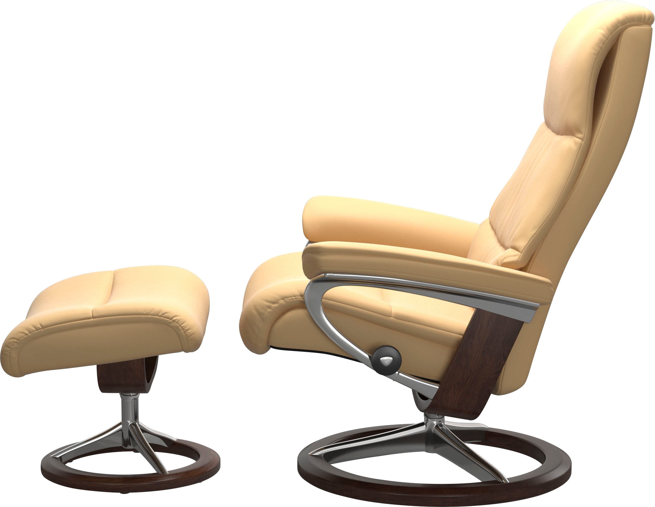 Stressless® Fußhocker »View«, mit Signature Base,Gestell Braun