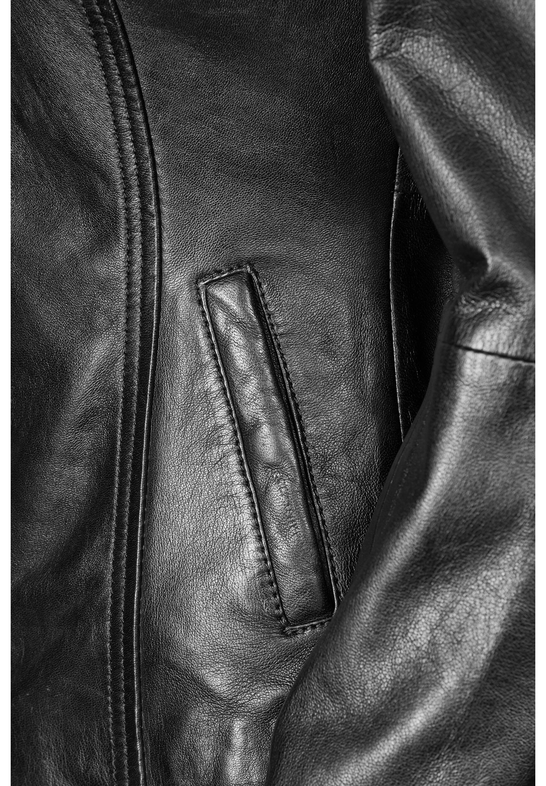 7eleven Lederjacke »SESALOME« ohne Kapuze aus weichem Leder