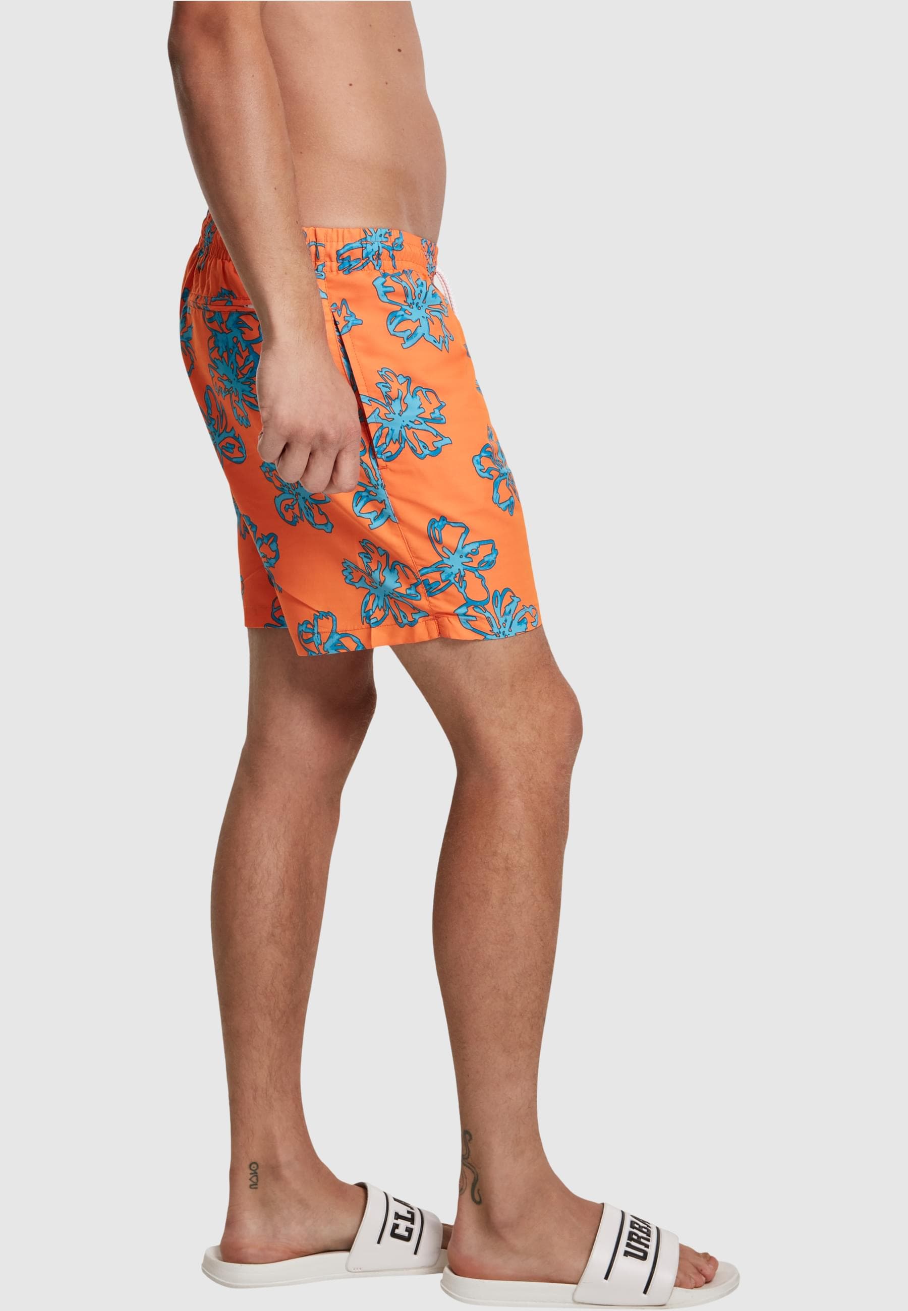 URBAN CLASSICS Badeshorts »Urban Classics Herren Floral Swim Shorts«