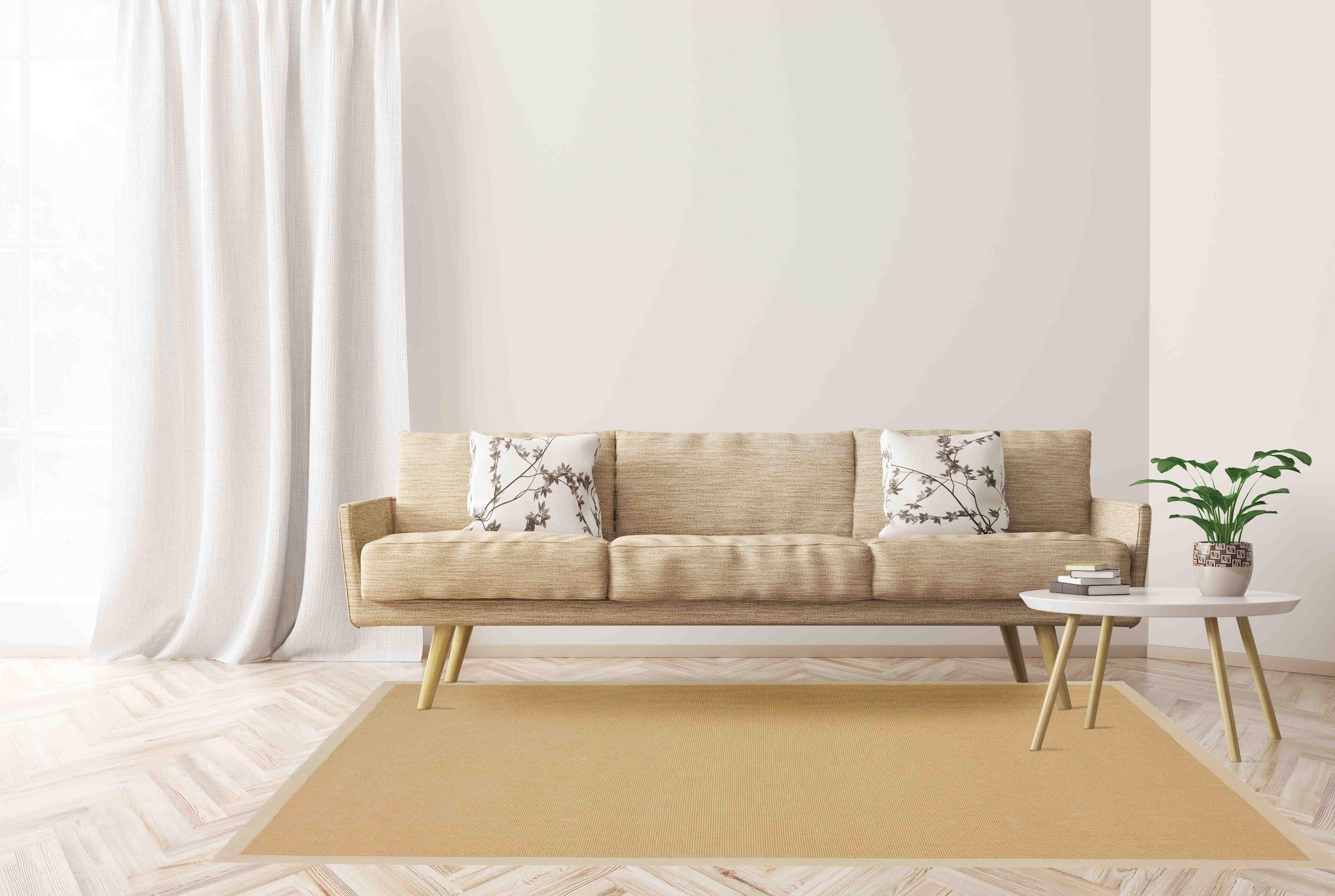 carpetfine Sisalteppich "Sisal, auch als Läufer erhältlich" rechteckig 5 mm günstig online kaufen