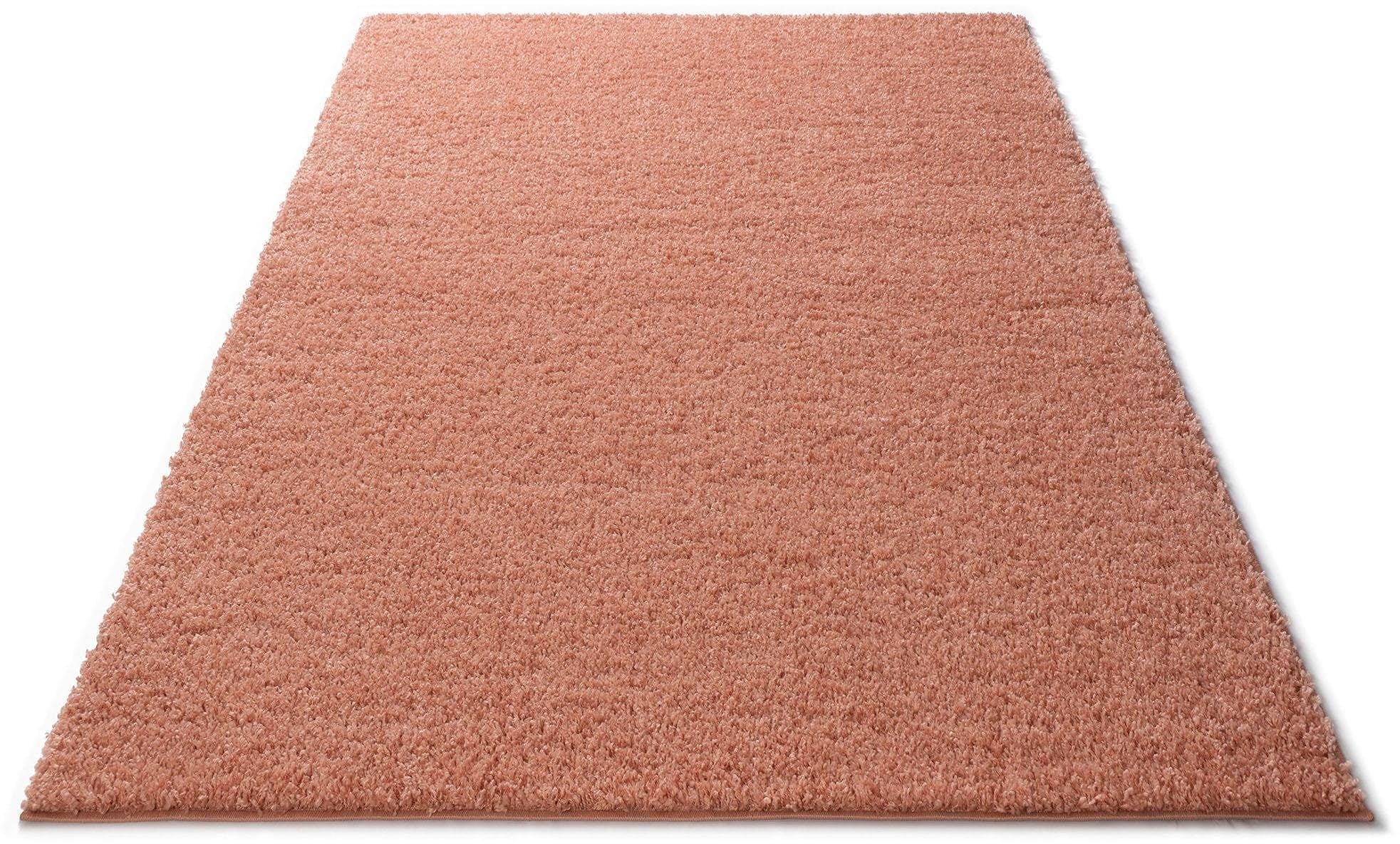 Hochflor-Teppich »Shaggy Soft«, rechteckig, gewebt, Uni Farben, besonders weich und...