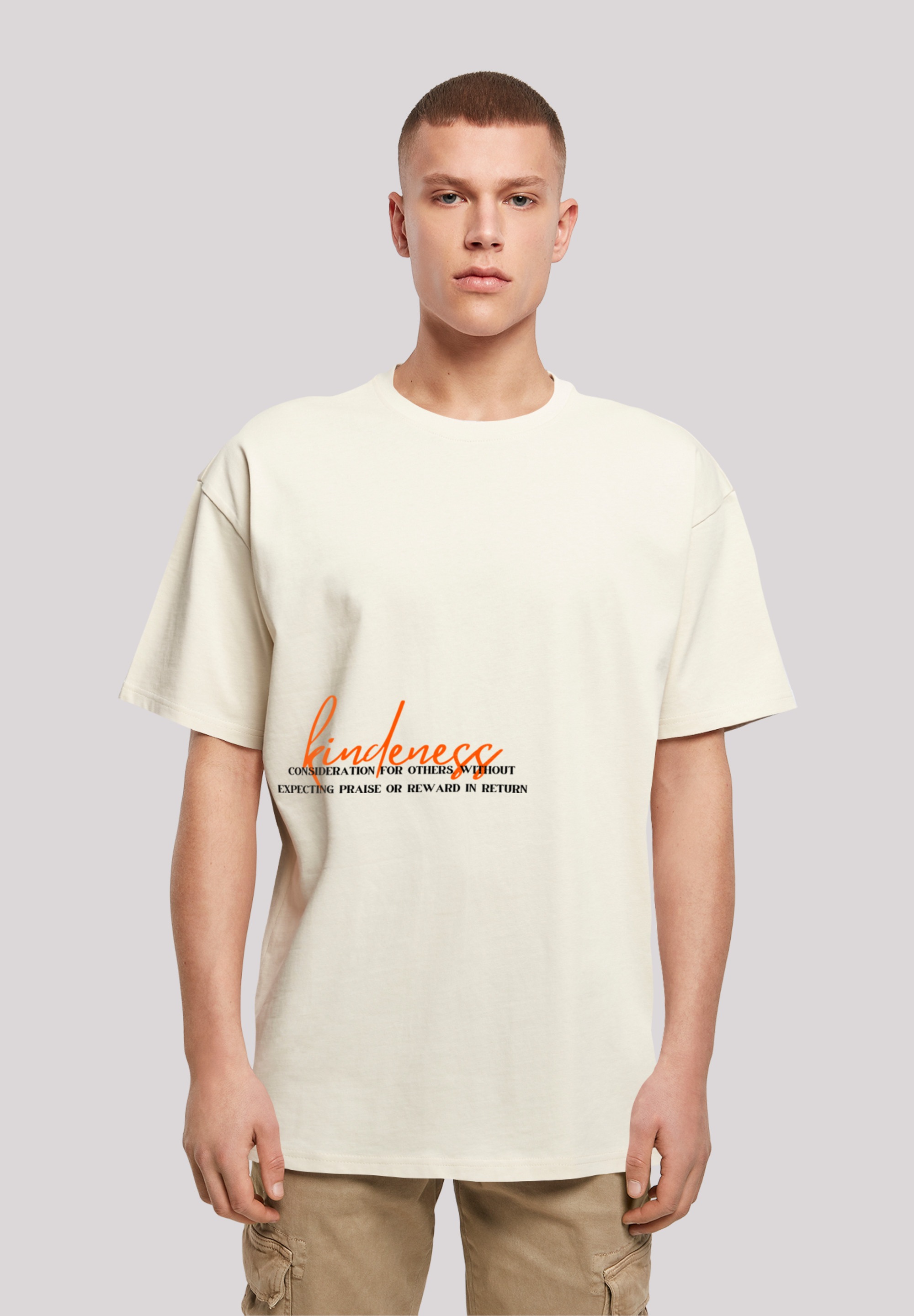 F4NT4STIC T-Shirt "kindness OVERSIZE TEE", Print günstig online kaufen