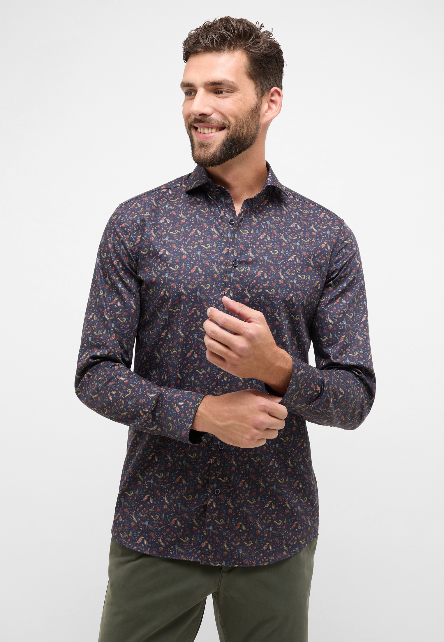 Eterna Langarmhemd "SLIM FIT", NON IRON (bügelfrei) günstig online kaufen