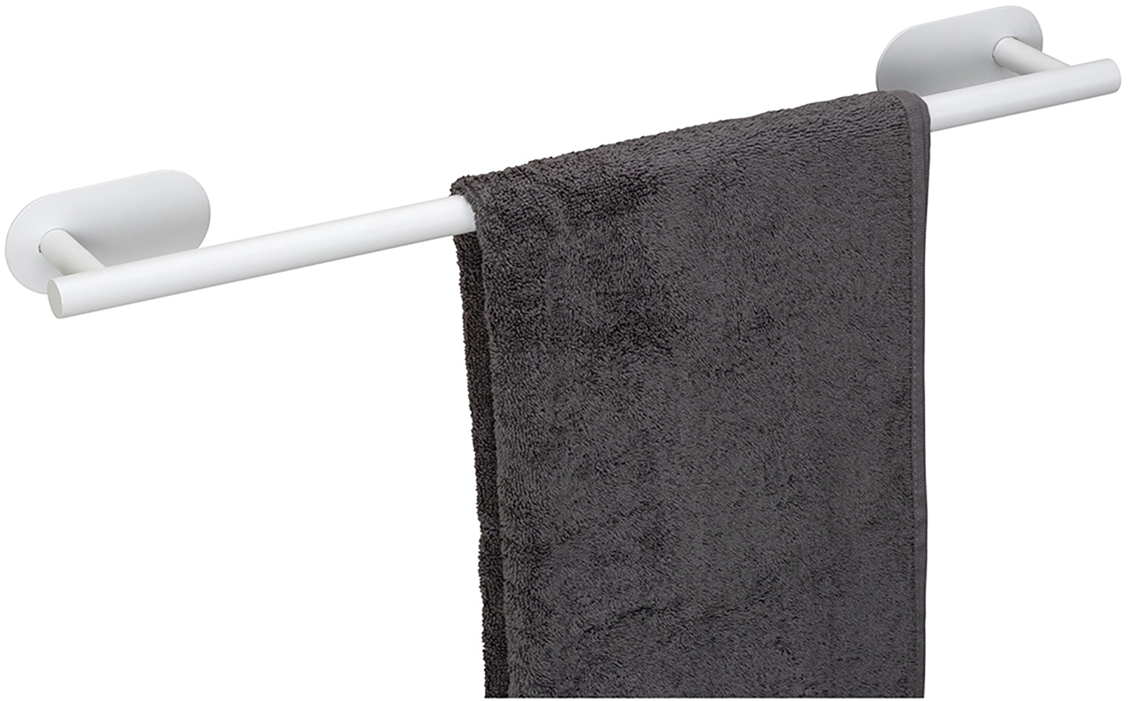 WENKO Handtuchstange »Turbo-Loc® Modell Uno Orea«, aus Edelstahl, Befestigen ohne Bohren, 60 cm