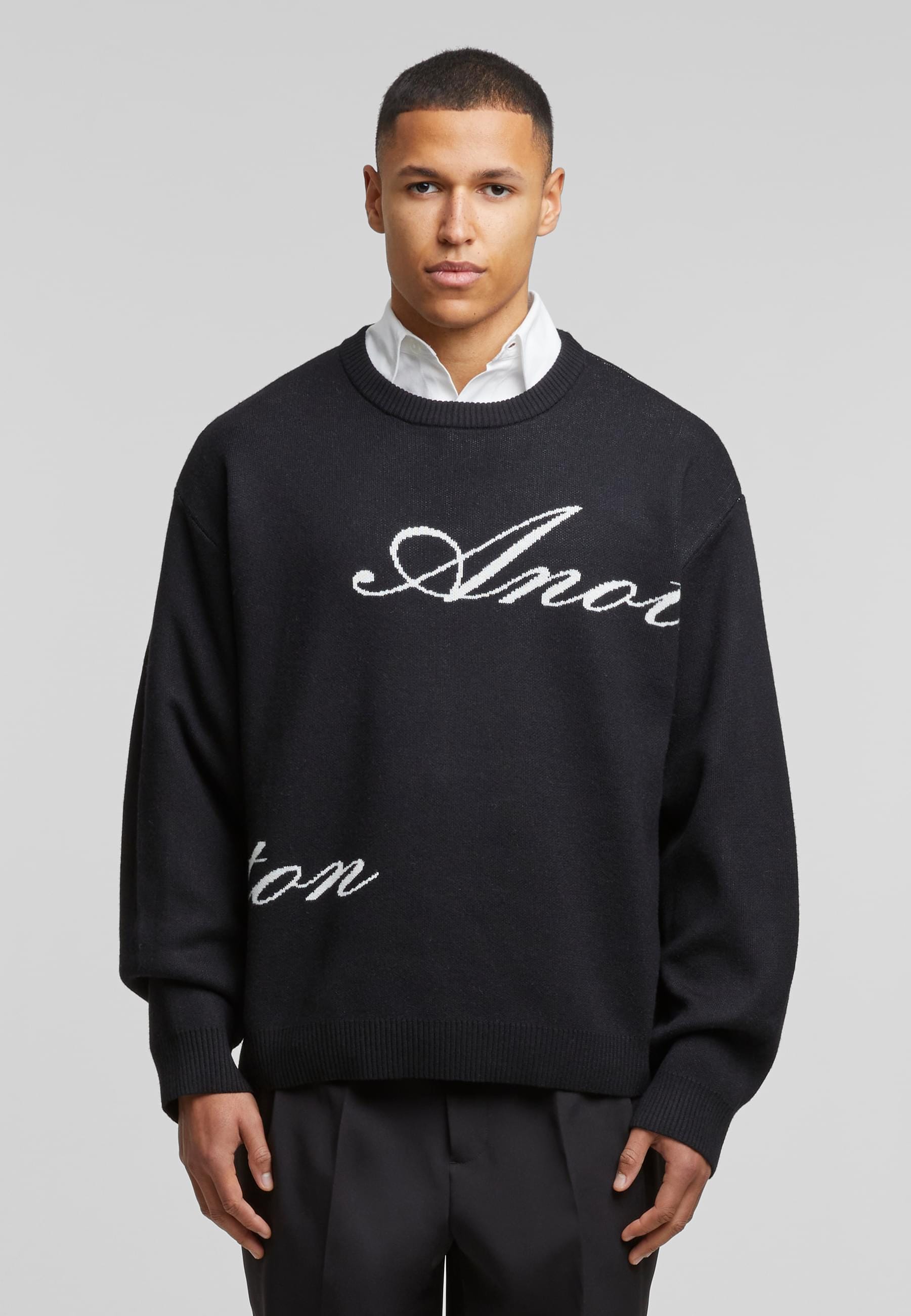 Another Cotton Lab Rundhalspullover »Another Cotton Lab Signature Knit Sweater«, (1 tlg.)