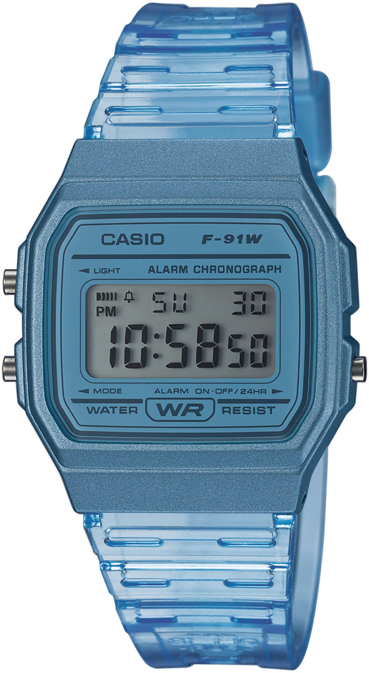 CASIO TIMELESS COLLECTION Chronograph »F-91WS-2EF« Quarzuhr Armb...