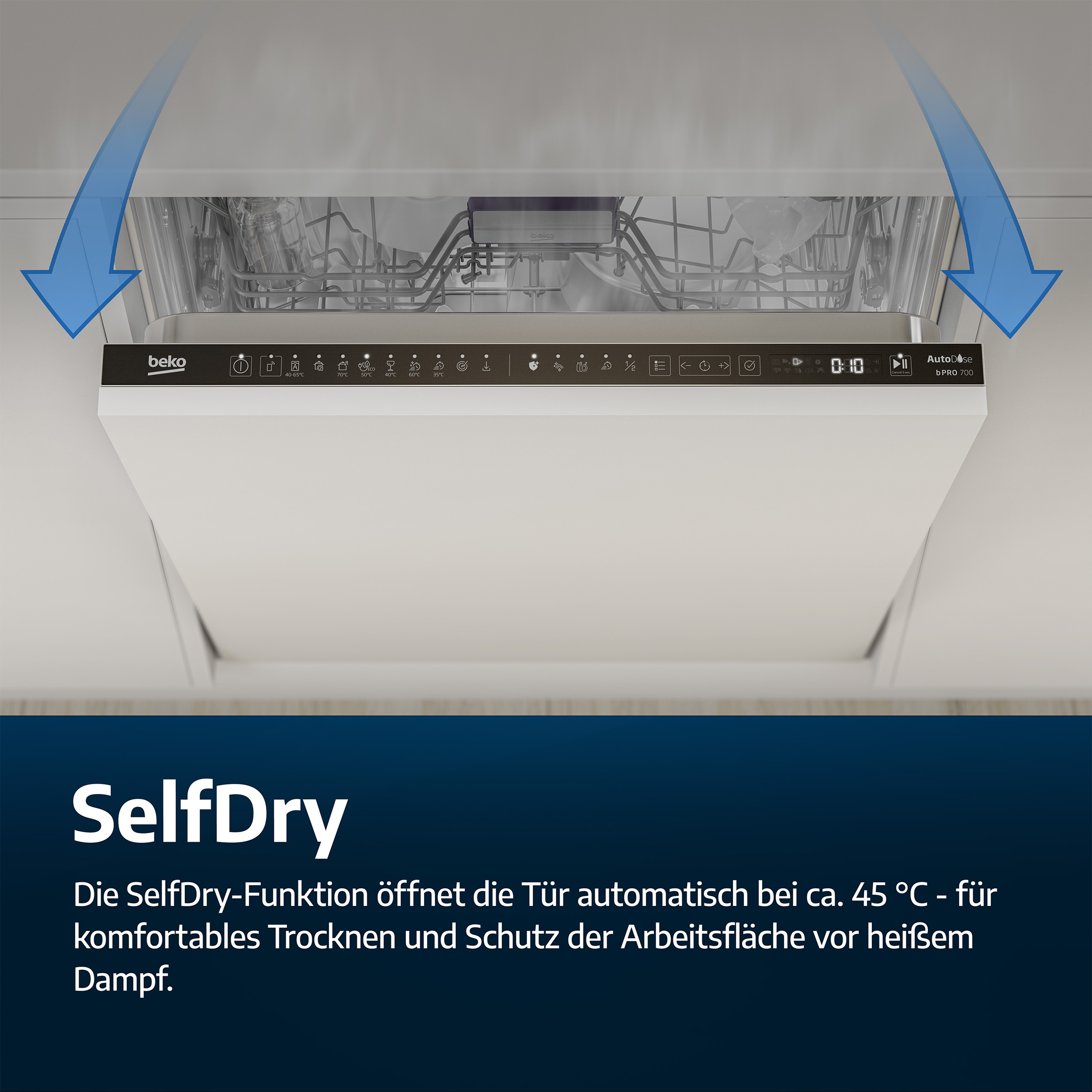 BEKO Standgeschirrspüler »BDFN36451X« 9,5 l 14 tlg. Maßgedecke Quick&Shine – schnelle Reinigung mit optimaler Trocknung