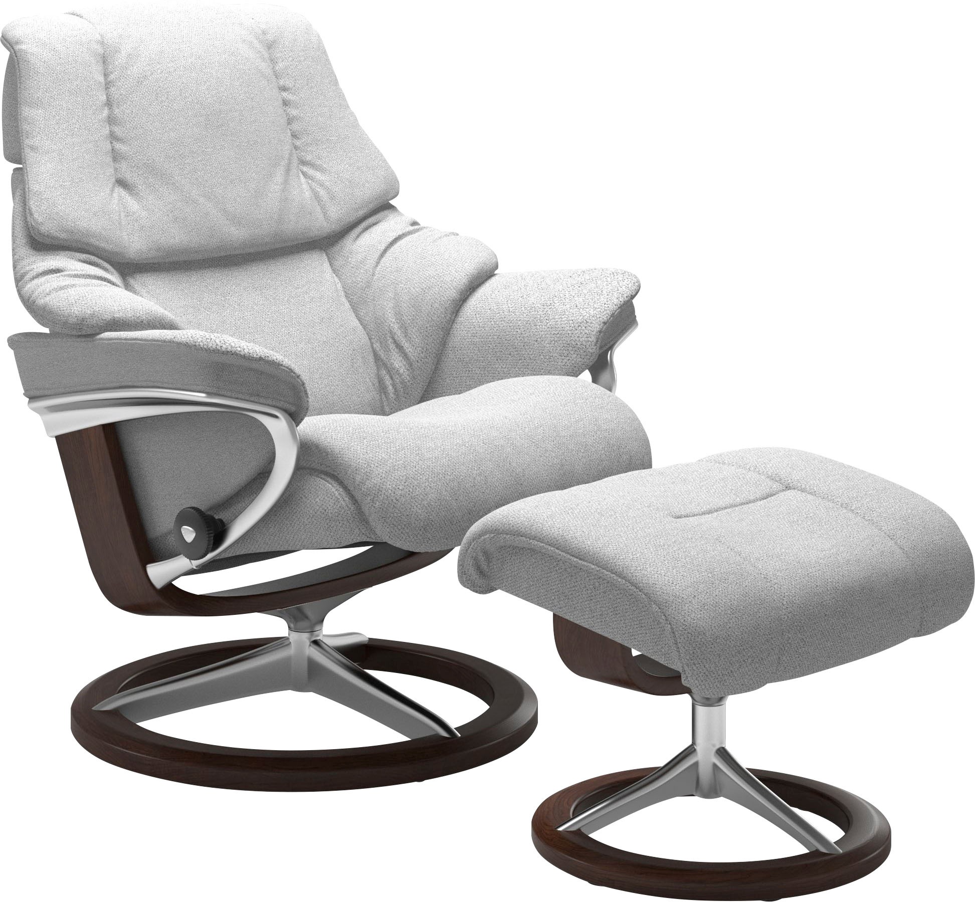 Stressless Fußhocker "Reno", mit Signature Base, Gestell Braun