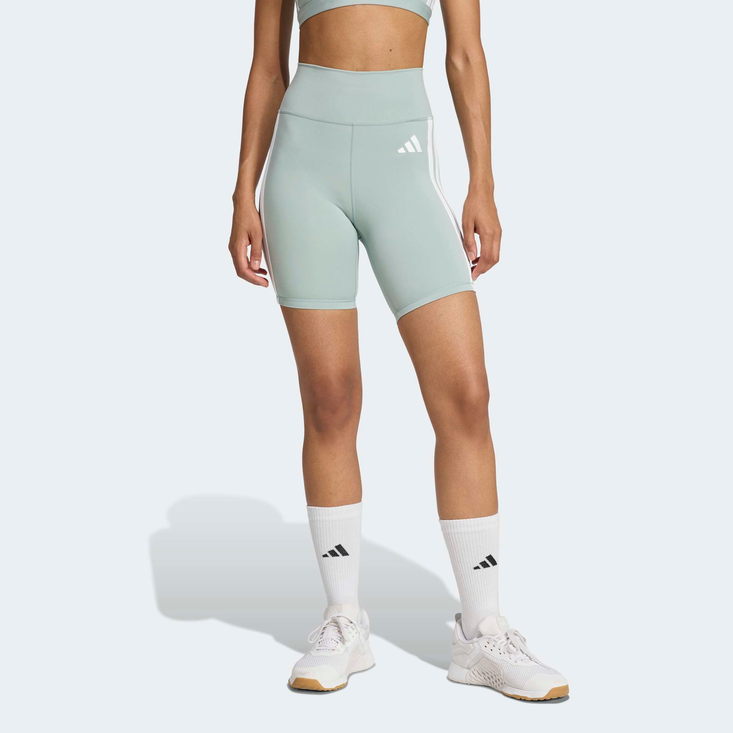 adidas Performance Shorts "OPTIME ESSENTIALS 3-STREIFEN KURZE LEGGINGS" günstig online kaufen