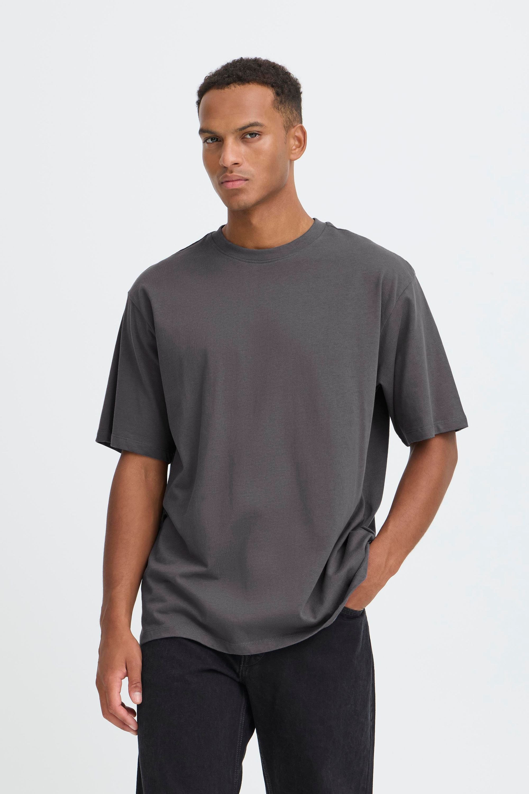 Blend Rundhalsshirt "BHFisher" Basic Oversized T-Shirt mit Rundhalsausschni günstig online kaufen
