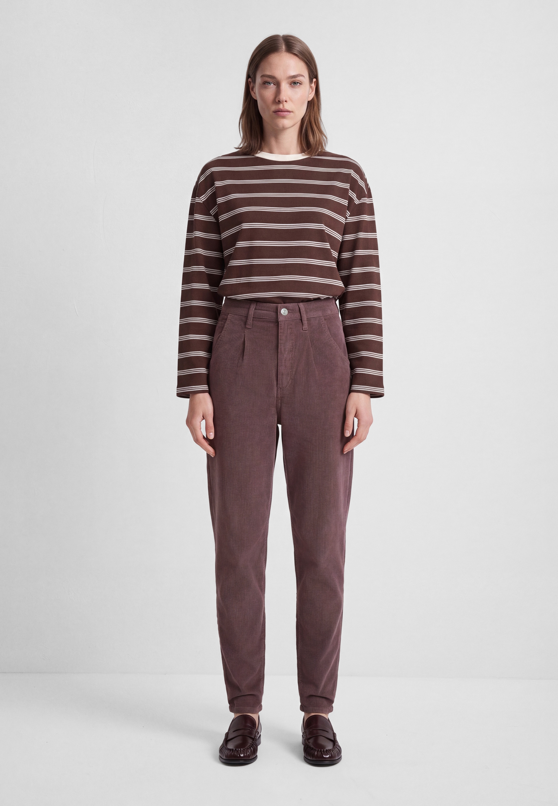 Mavi Weite Jeans »LAURA« Pleated Baggy Pants