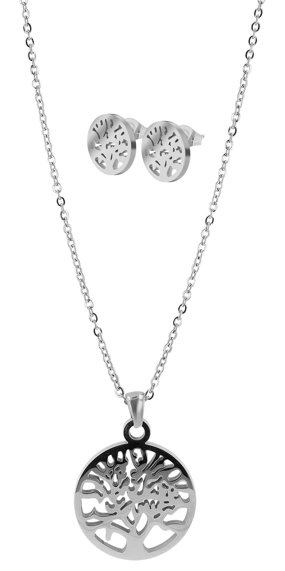 Adelia´s Kette ohne Anhänger »Damen Halskette – Lebensbaum aus Edelstahl 45 cm« Ein stilvolles Geschenk für besondere Momente