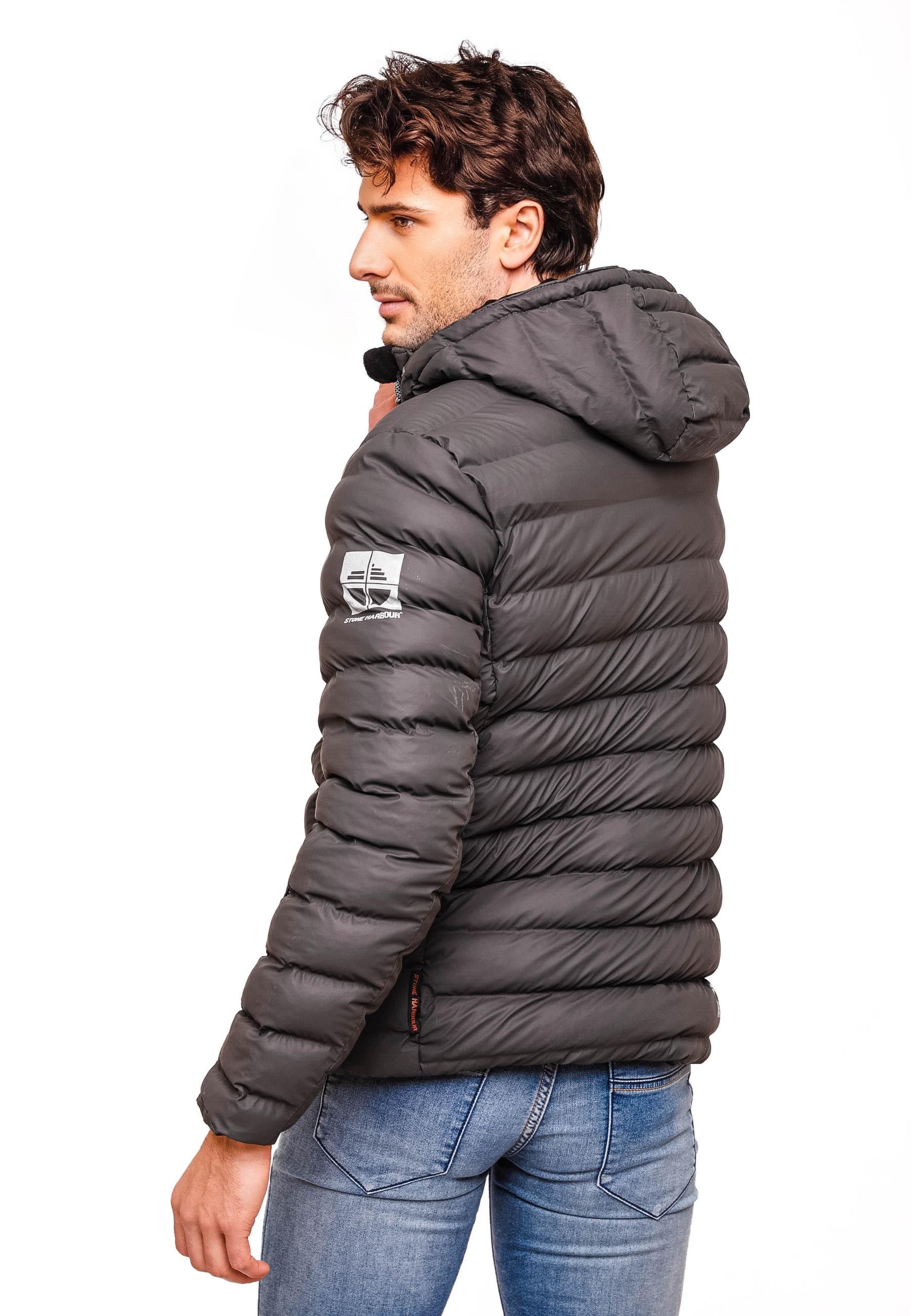 Stone Harbour Winterjacke "Zaharoo" mit Kapuze Gesteppte Regenjacke für den günstig online kaufen