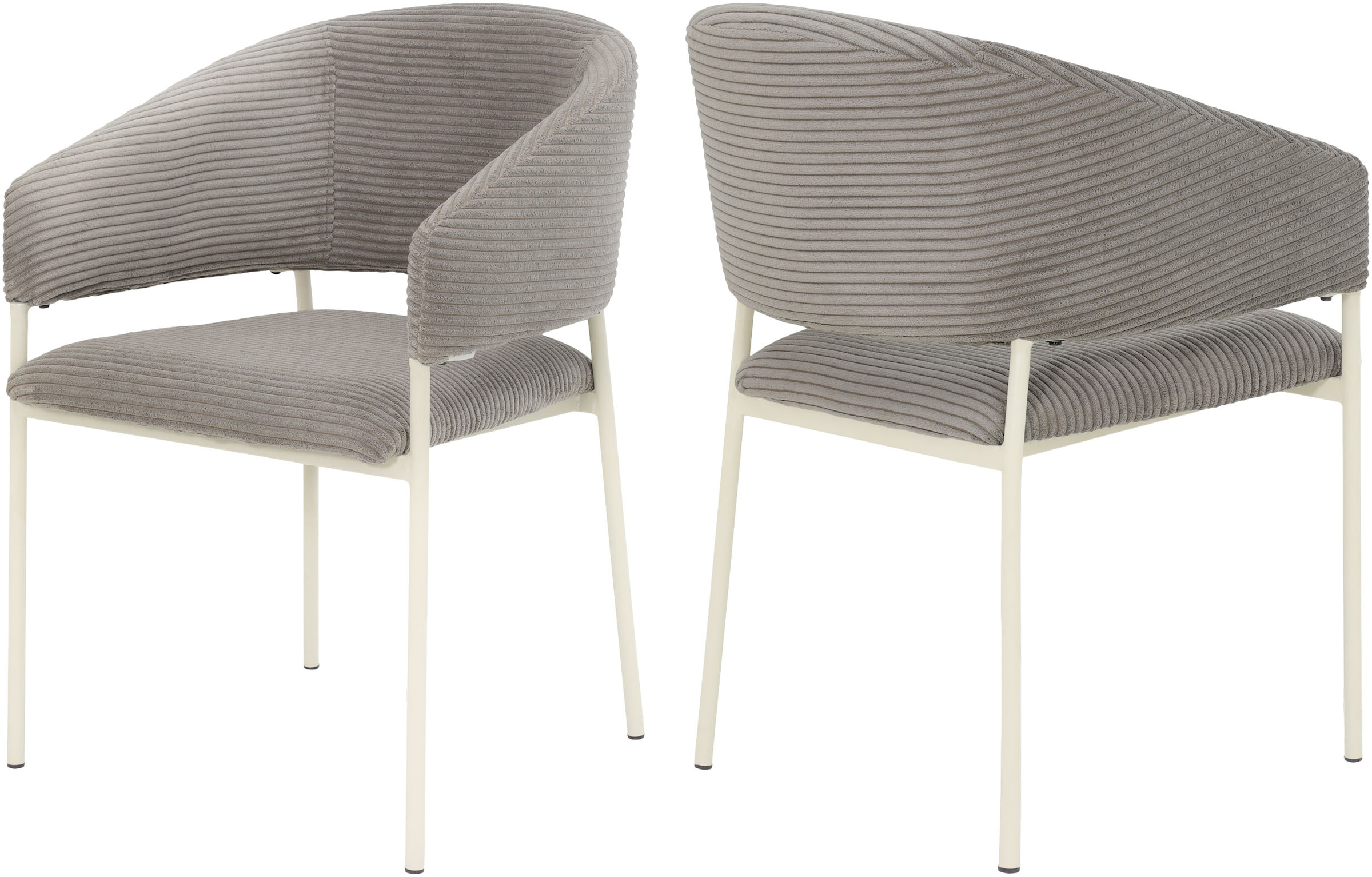 TOM TAILOR HOME Armlehnstuhl »EMBRACE ARMCHAIR« (Set) 2 Stk.Esszimmerstuhl, mit Armlehnen, 4-Fußgestell, Rückenausschnitt