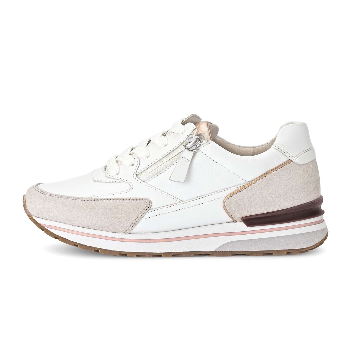 Gabor Sneaker "Sneaker low Materialmix Leder" günstig online kaufen