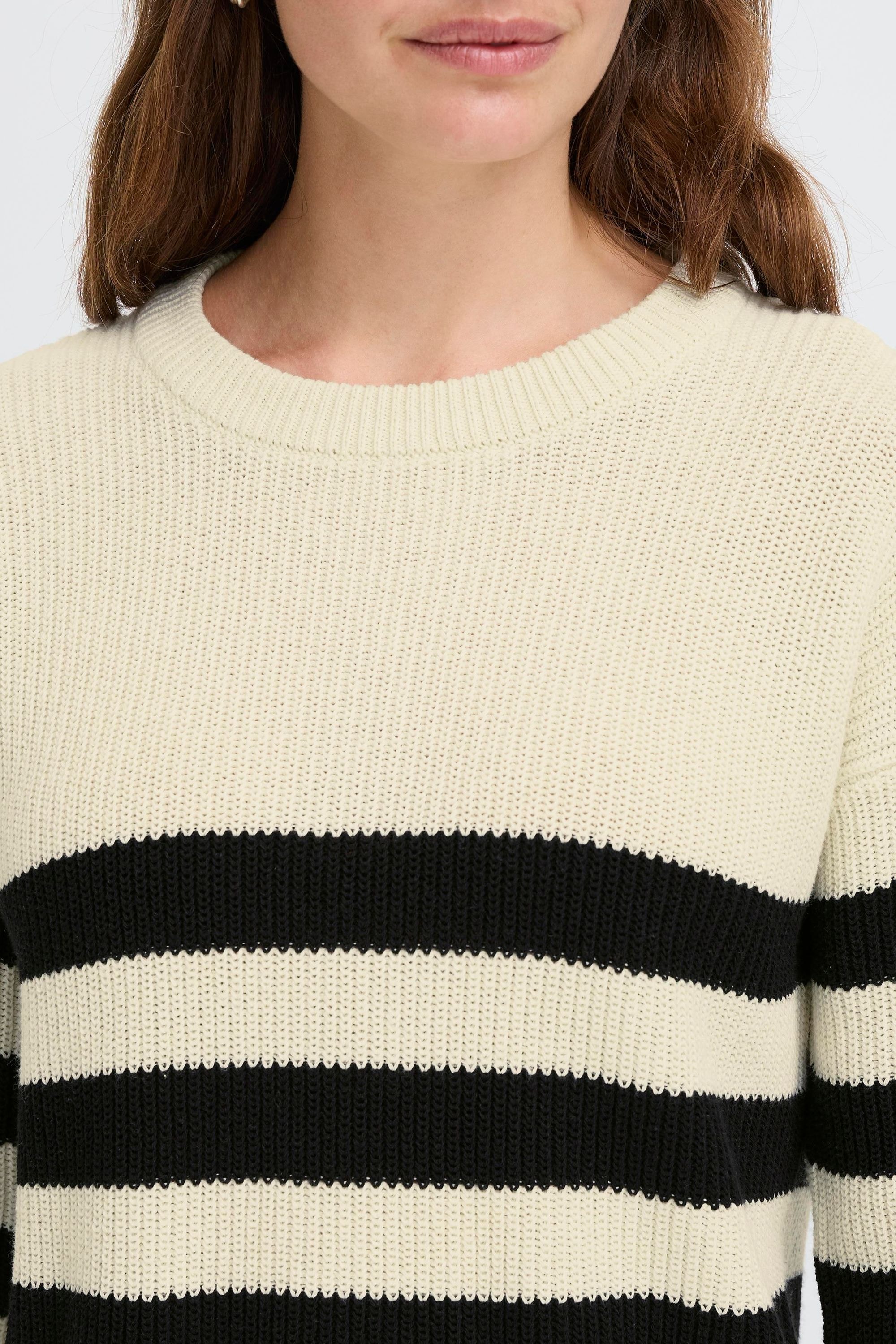 OXMO Strickfleece-Pullover »Strickpullover OXKAVINA«