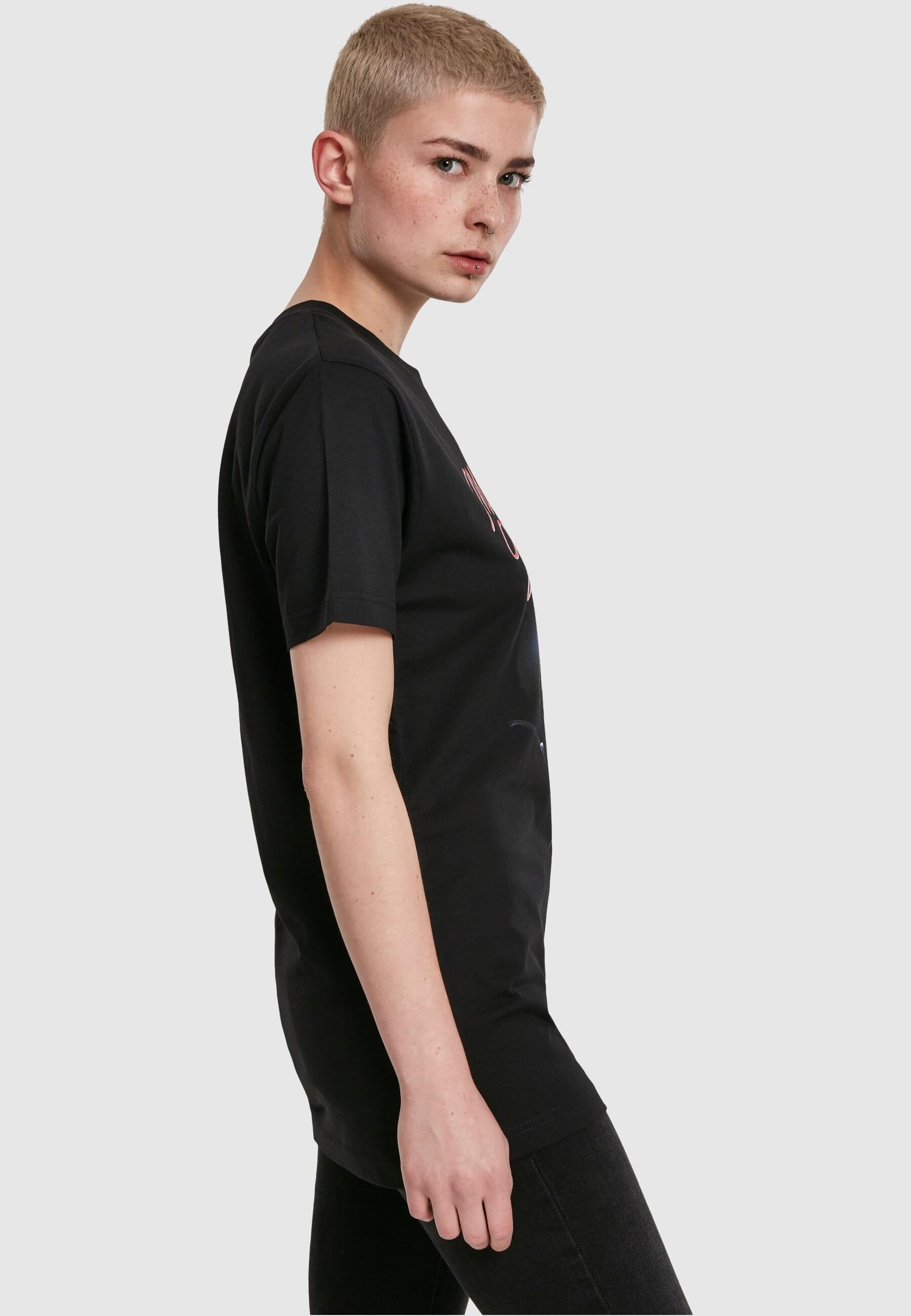 Merchcode Kurzarmshirt »Merchcode Damen Ladies Michael Jackson Tee«, (1 tlg.)