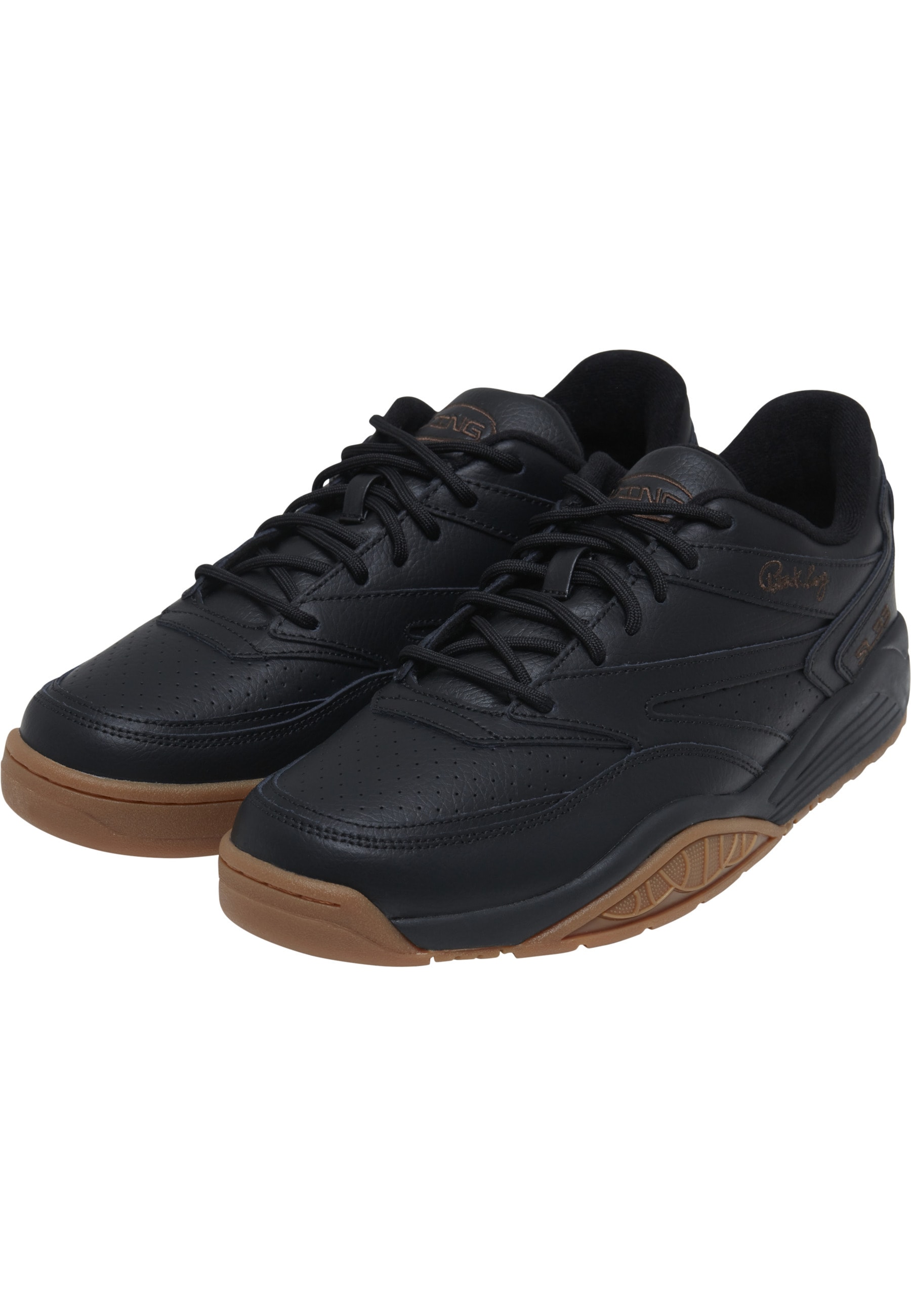 EWING Trainingsschuh "Ewing EWING SL 33", Gr. 8,5caviar, chestnut, rubber, Leder, unifarben, Schuhe