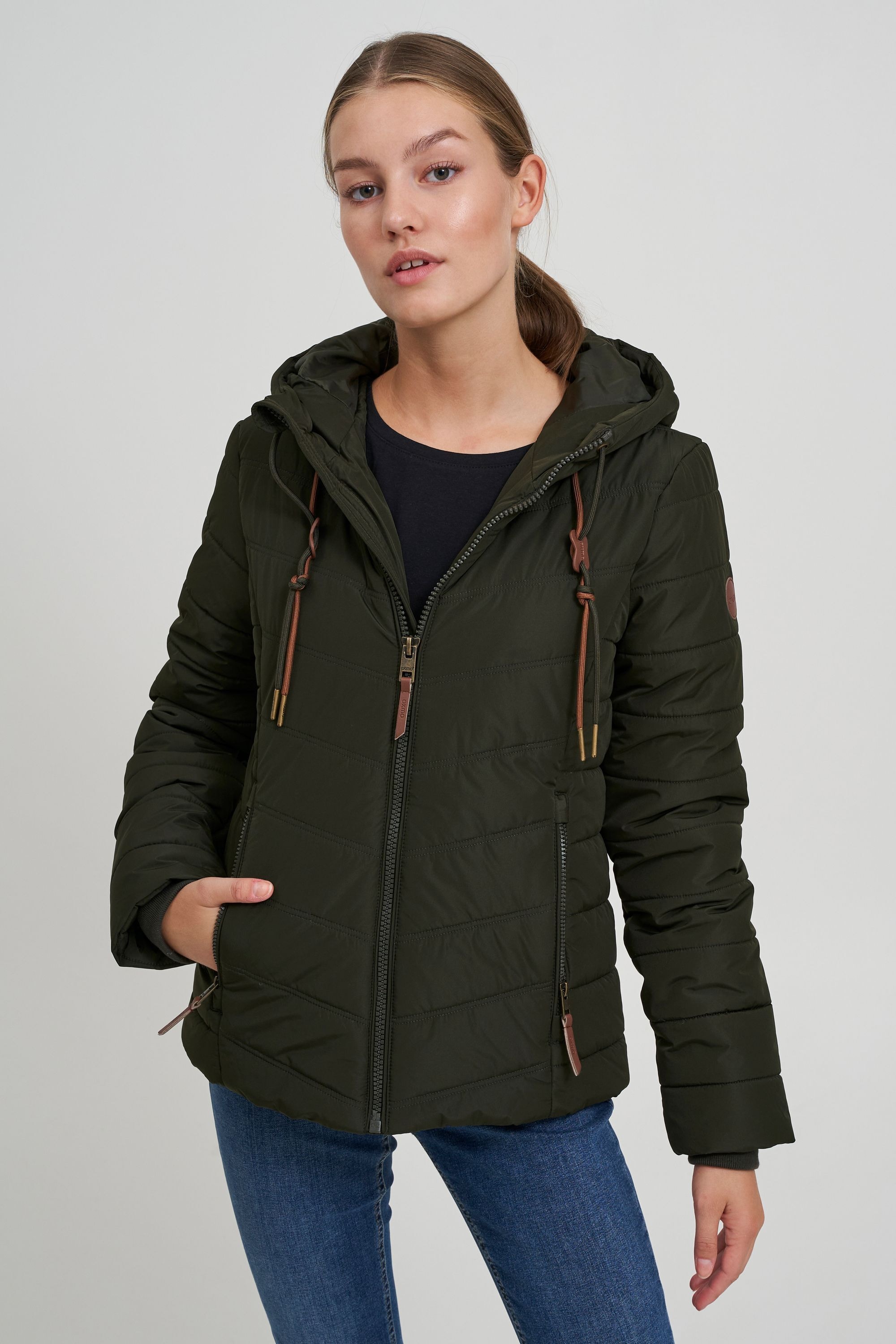 OXMO Winterjacke »Winterjacke OXMala«, mit Kapuze