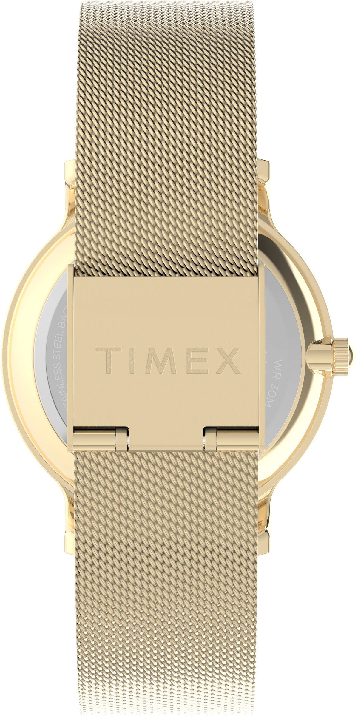 Timex Quarzuhr »TRANSCEND«, Armbanduhr, Damenuhr,Edelstahlarmband,analog