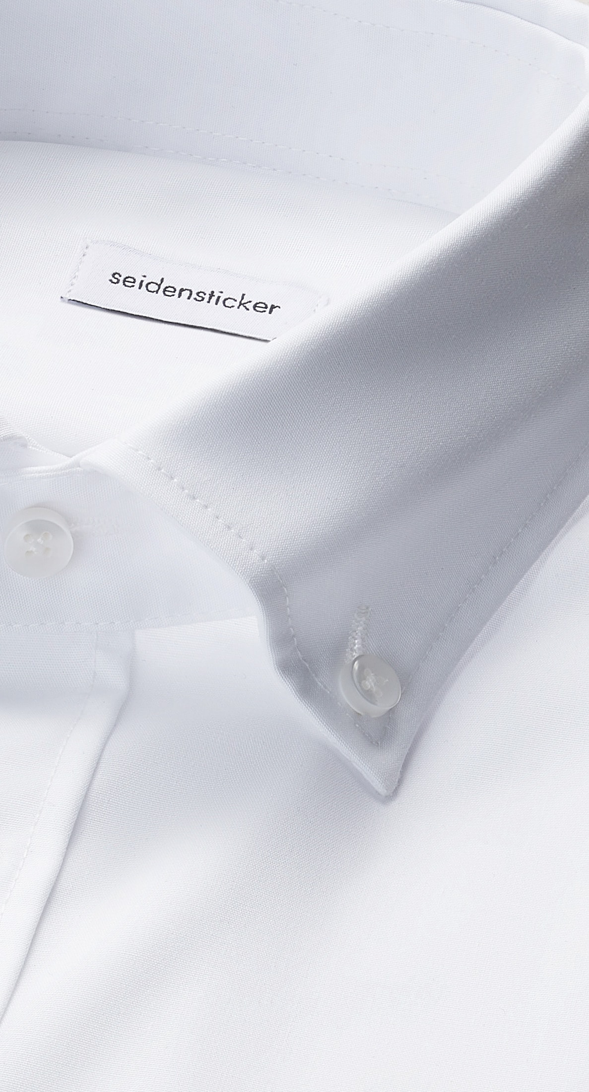 seidensticker Businesshemd »Schwarze Rose«, Slim 1/1 Button-Down-Kragen Uni