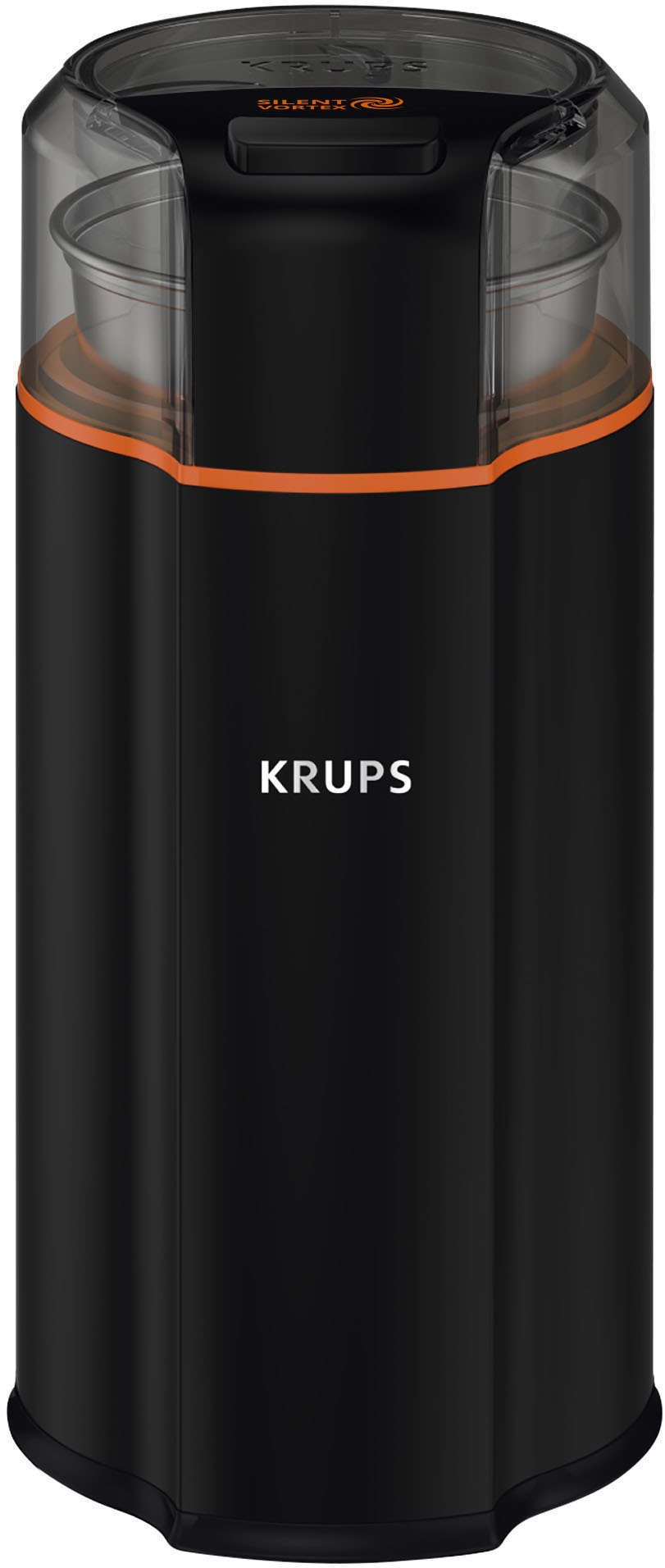 Krups Kaffeemühle »GX3328 Silent Vortex«, 175 W, Schlagmesser, 90 g Bohnenbehälter, leistungsstark, effizient, superleise, für 12 Tassen, 3-in-1-Mahlwerk