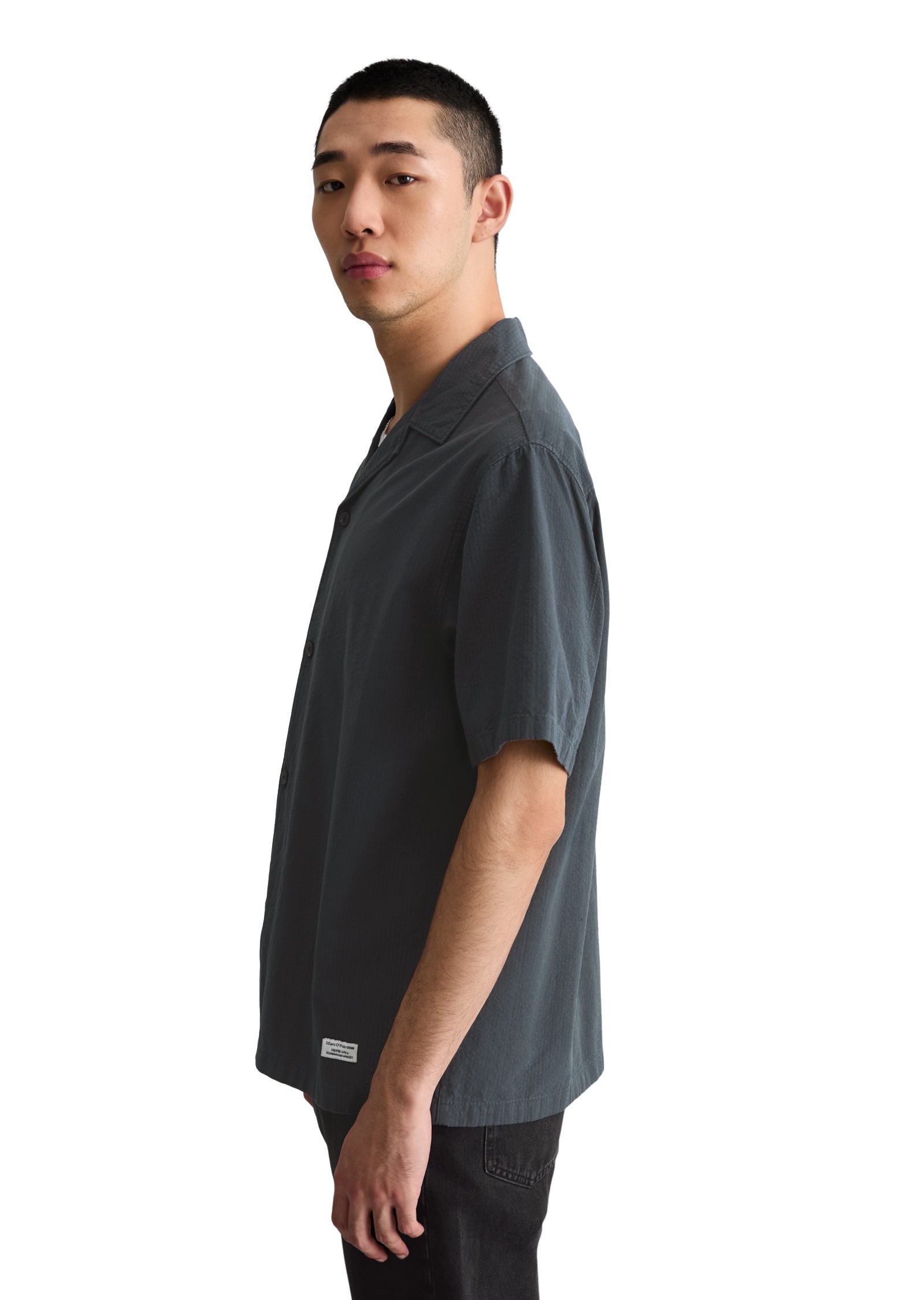 Marc O'Polo DENIM Kurzarmhemd »aus reiner Bio-Baumwolle«