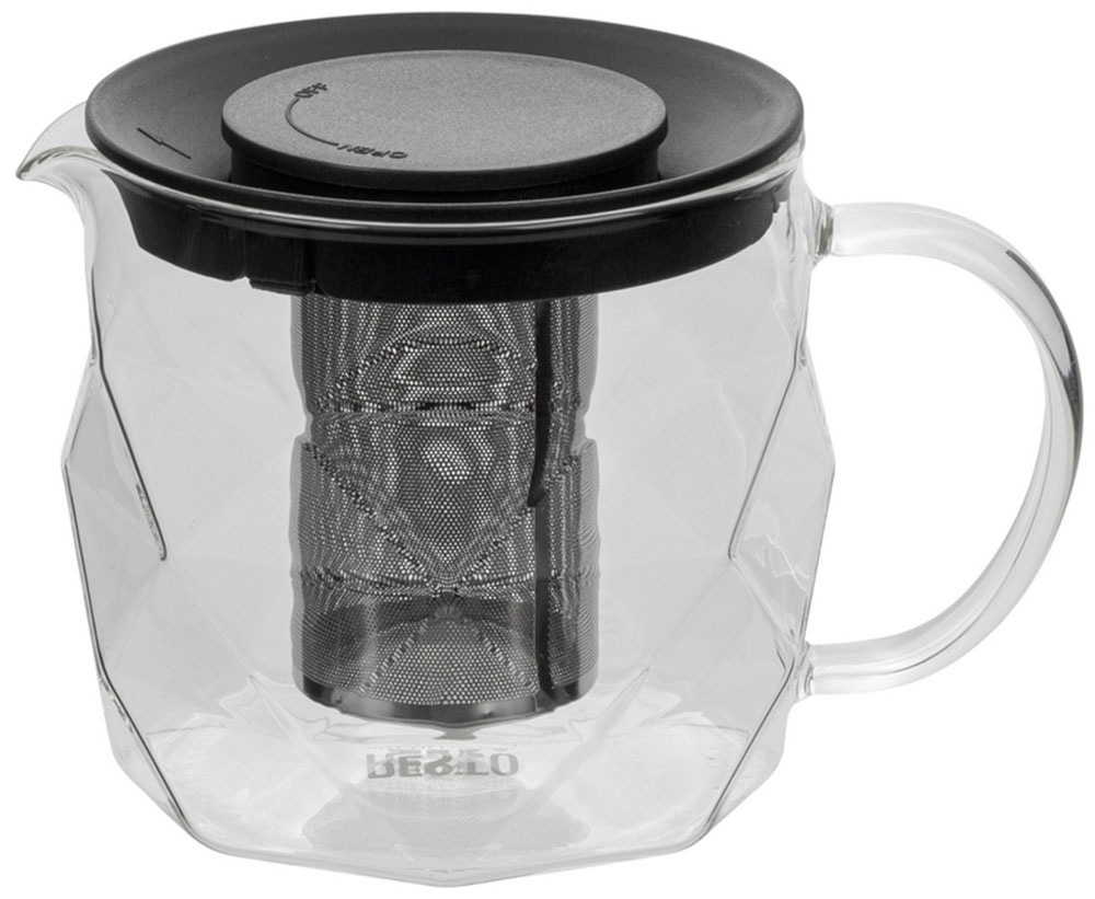 RESTO Kitchenware Teekanne "Ain, hitzebeständige Glaskanne im 3D Design, Hö günstig online kaufen