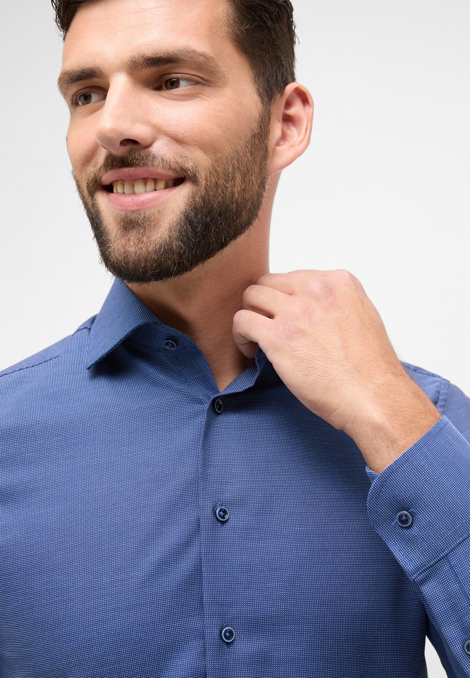 Thumbnail - Eterna Langarmhemd "SLIM FIT" NON IRON (bügelfrei)