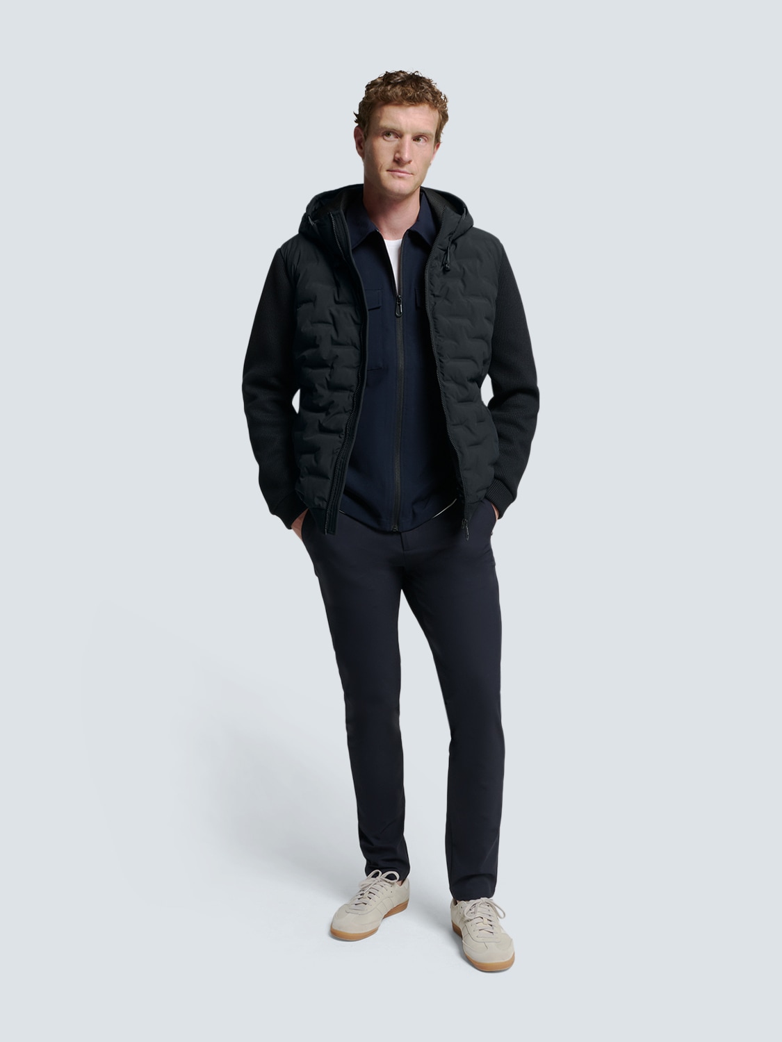 NO EXCESS Softshelljacke »No Excess Versiegelte Jacke mit Kapuze«