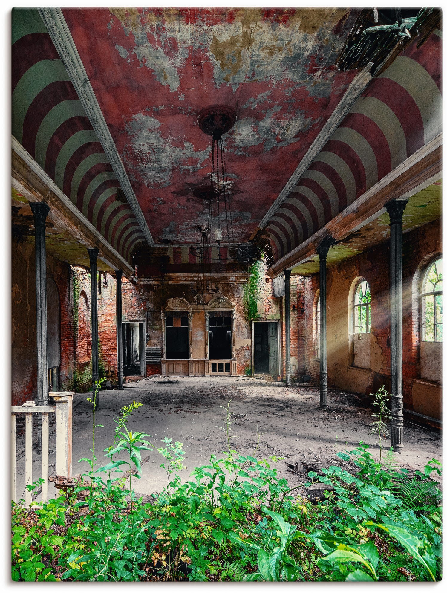 Artland Wandbild "Lost Place - Tanzsaal Ballsaal", Gebäude, (1 St.), als Al günstig online kaufen