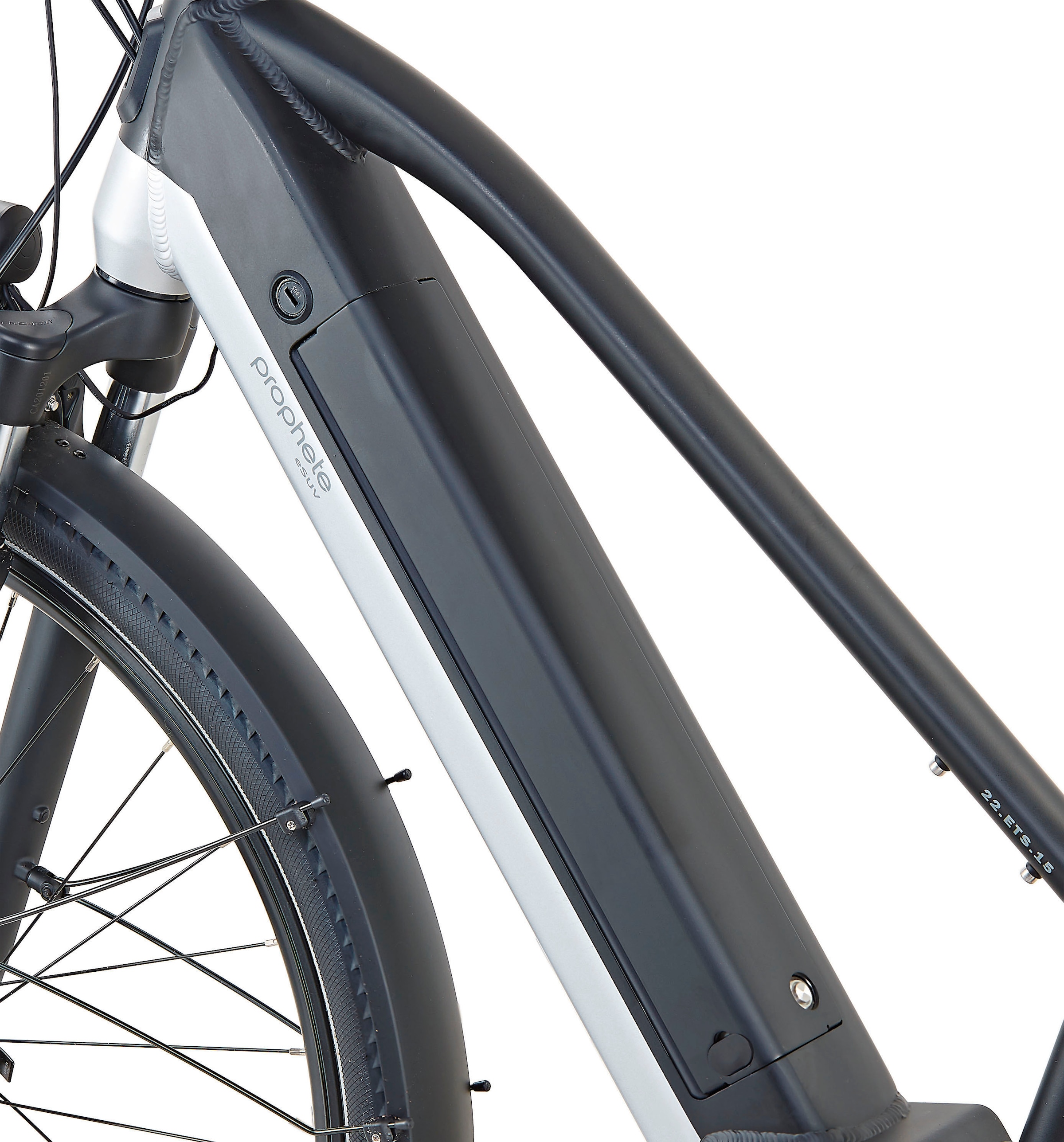 Prophete E-Bike »Entdecker 5.0«, 10 Gang, Shimano, Deore, Mittelmotor 250 W, Pedelec, Elektrofahrrad für Herren