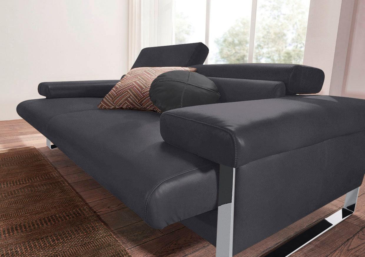 W.SCHILLIG 2-Sitzer »finn«, German Design Award 2016, Fußgestell Chrom glänzend, Breite 210 cm