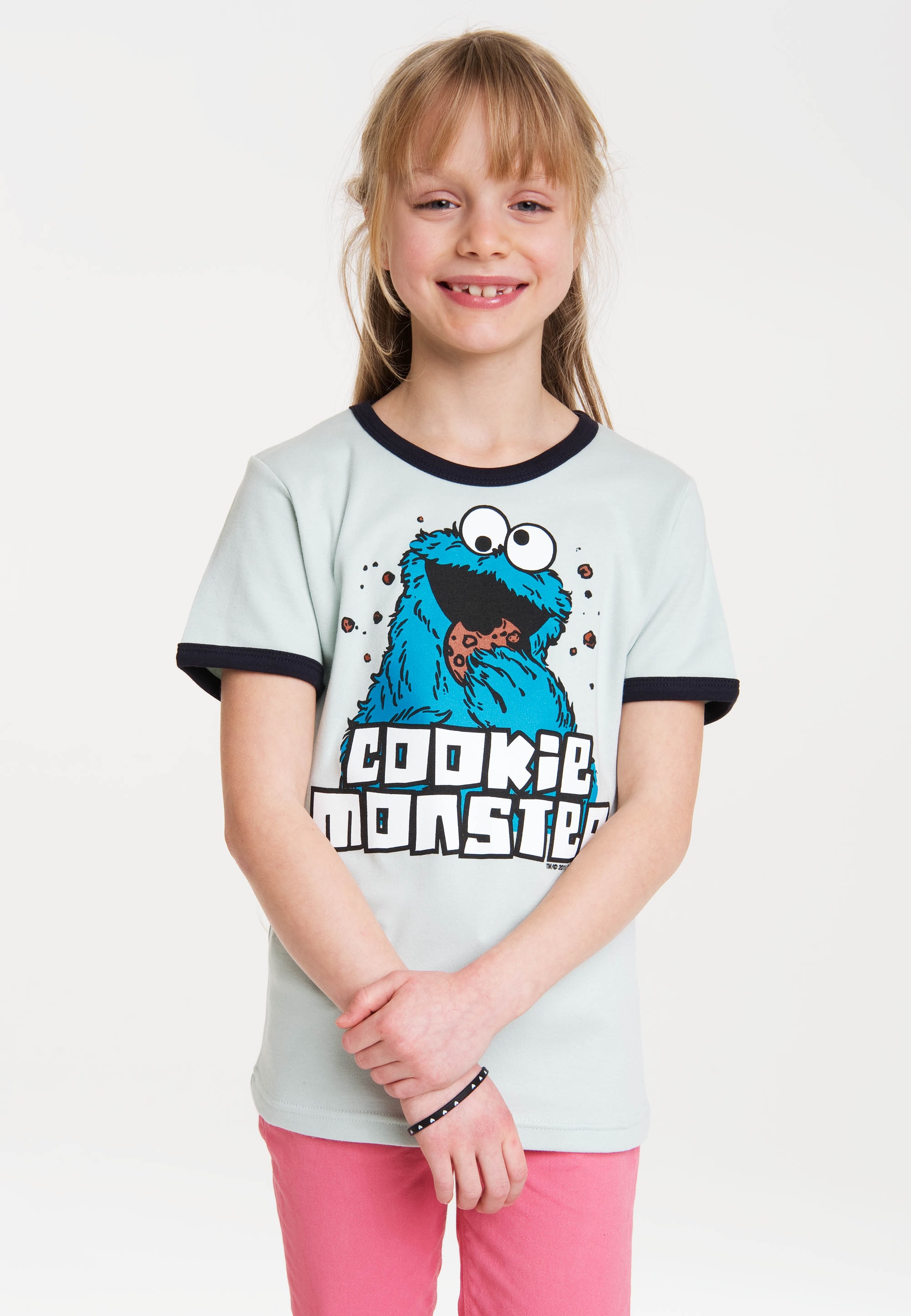 BAUR LOGOSHIRT T-Shirt Krümelmonster«, mit bestellen niedlichem online »Sesamstraße | - Krümelmonster-Frontdruck