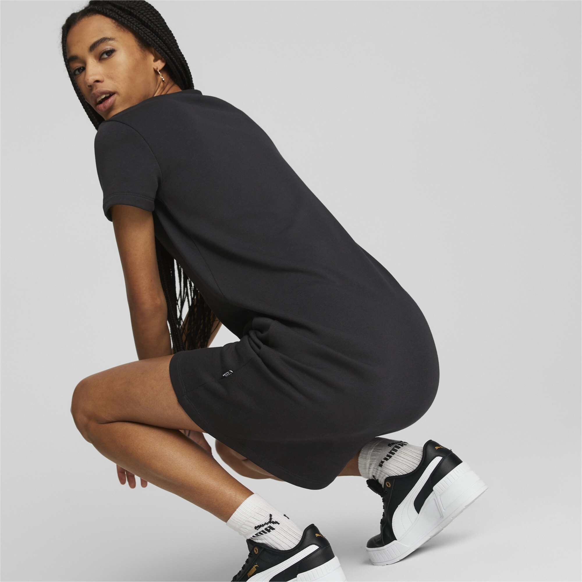PUMA Sweatkleid Damen« BAUR | kaufen für Logo »Essentials Kleid